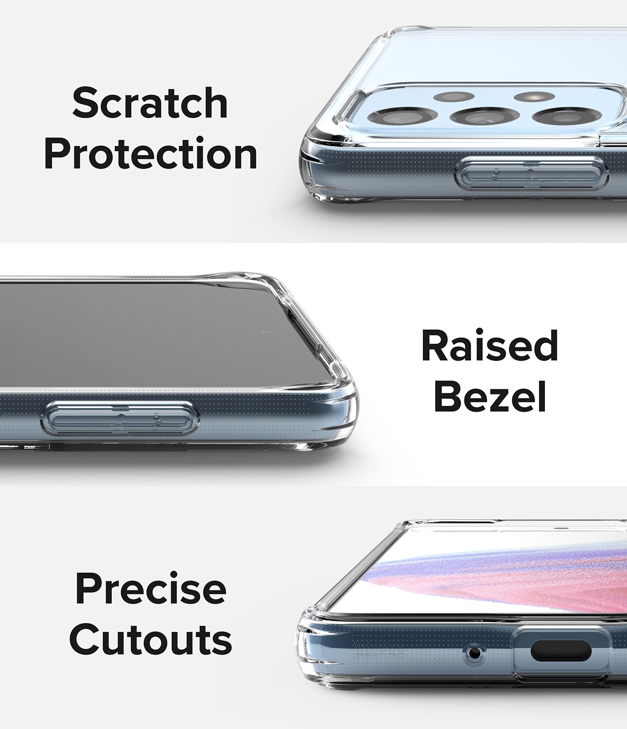 Fusion Case Samsung Galaxy A53 Gjennomsiktig