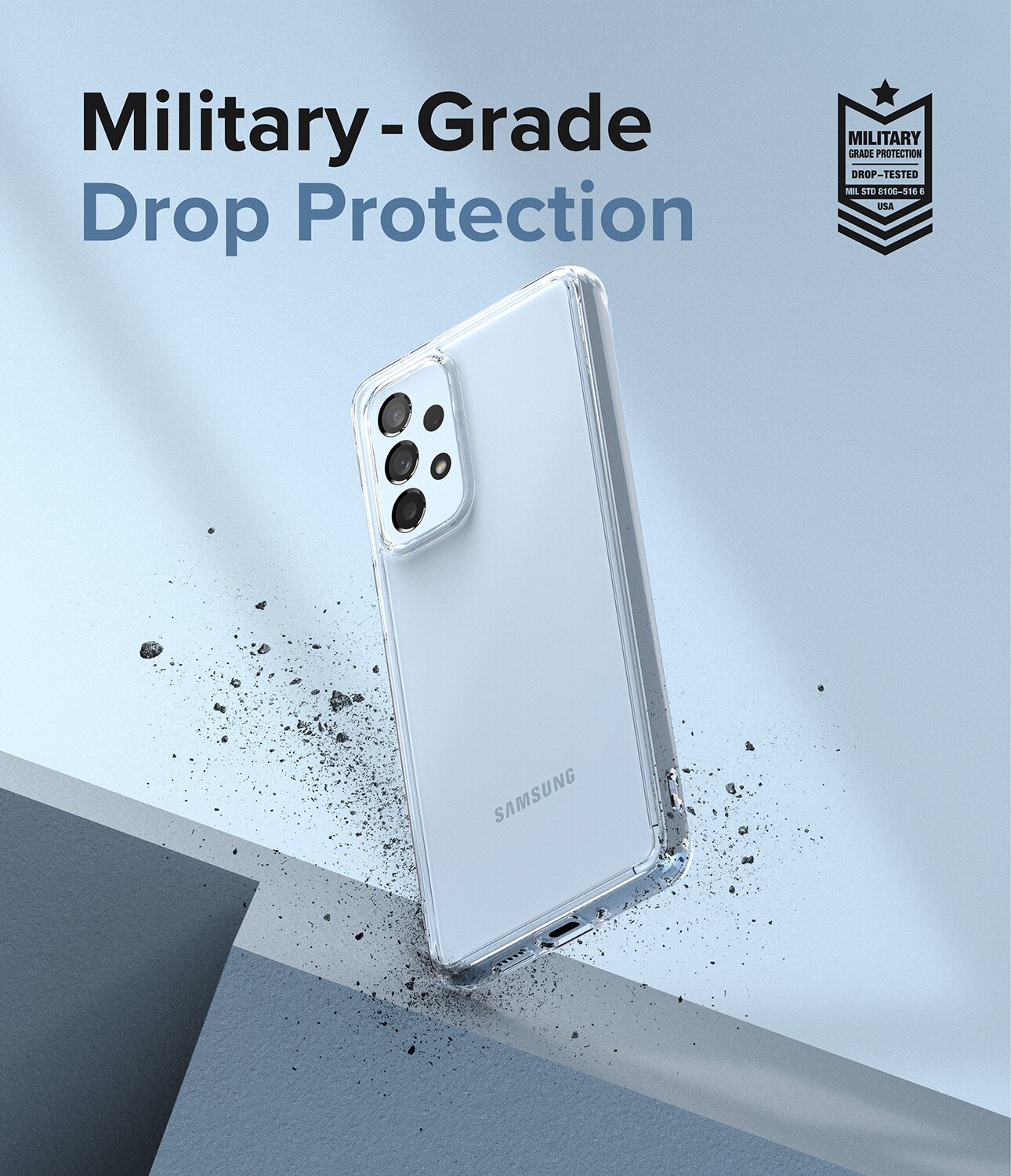 Fusion Case Samsung Galaxy A53 Gjennomsiktig