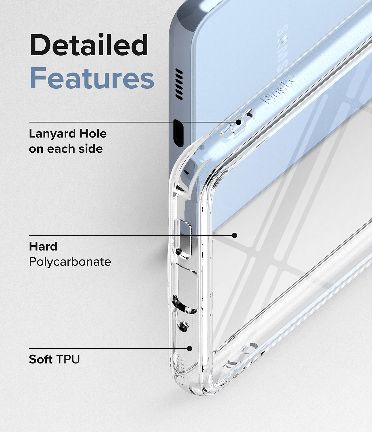 Fusion Case Samsung Galaxy A53 Gjennomsiktig