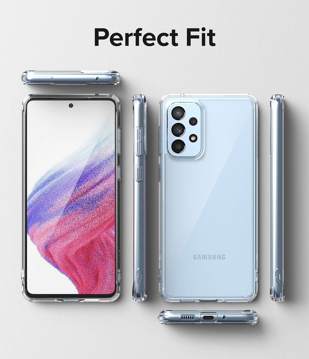 Fusion Case Samsung Galaxy A53 Gjennomsiktig