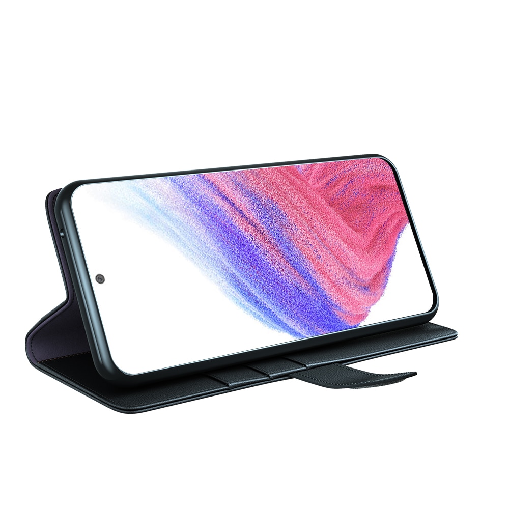 Ekte Lærveske Samsung Galaxy A53 svart