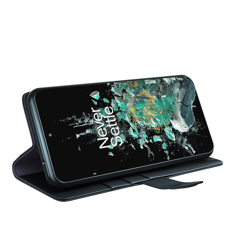 Ekte Lærveske OnePlus 10T svart