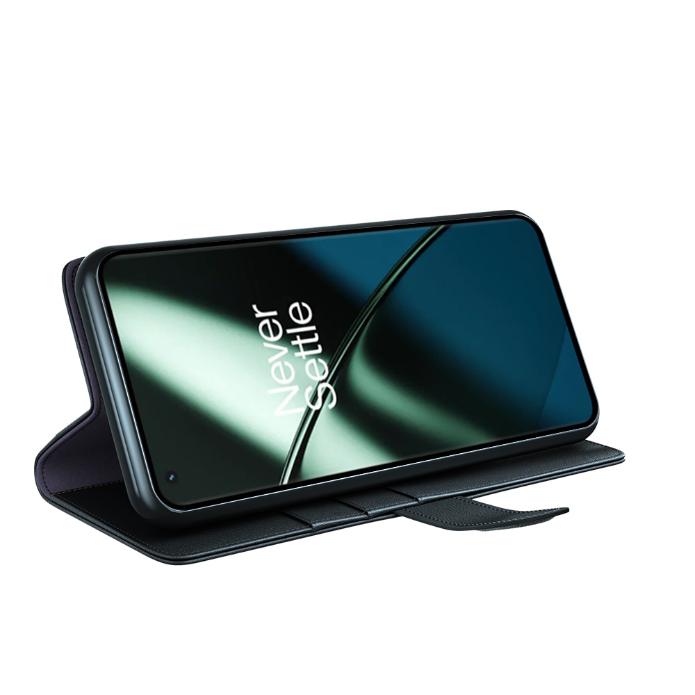 Ekte Lærveske OnePlus 11 svart