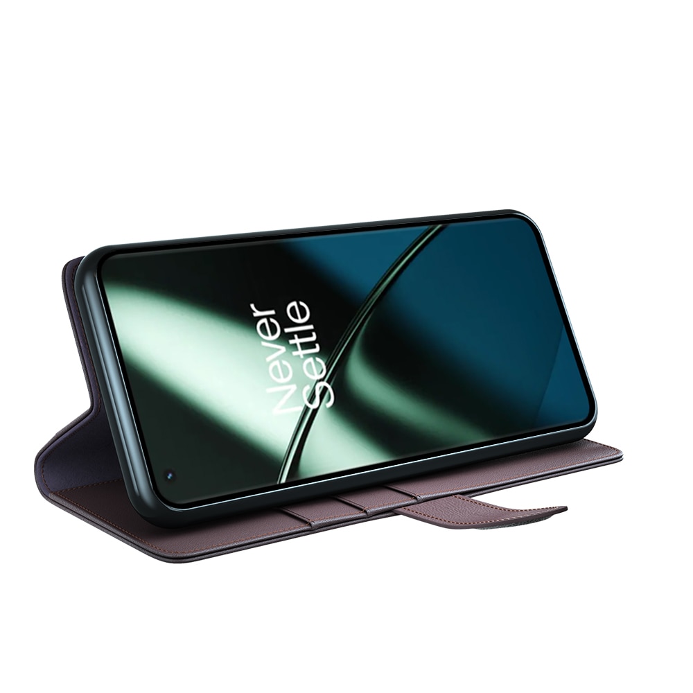 Ekte Lærveske OnePlus 11 brun