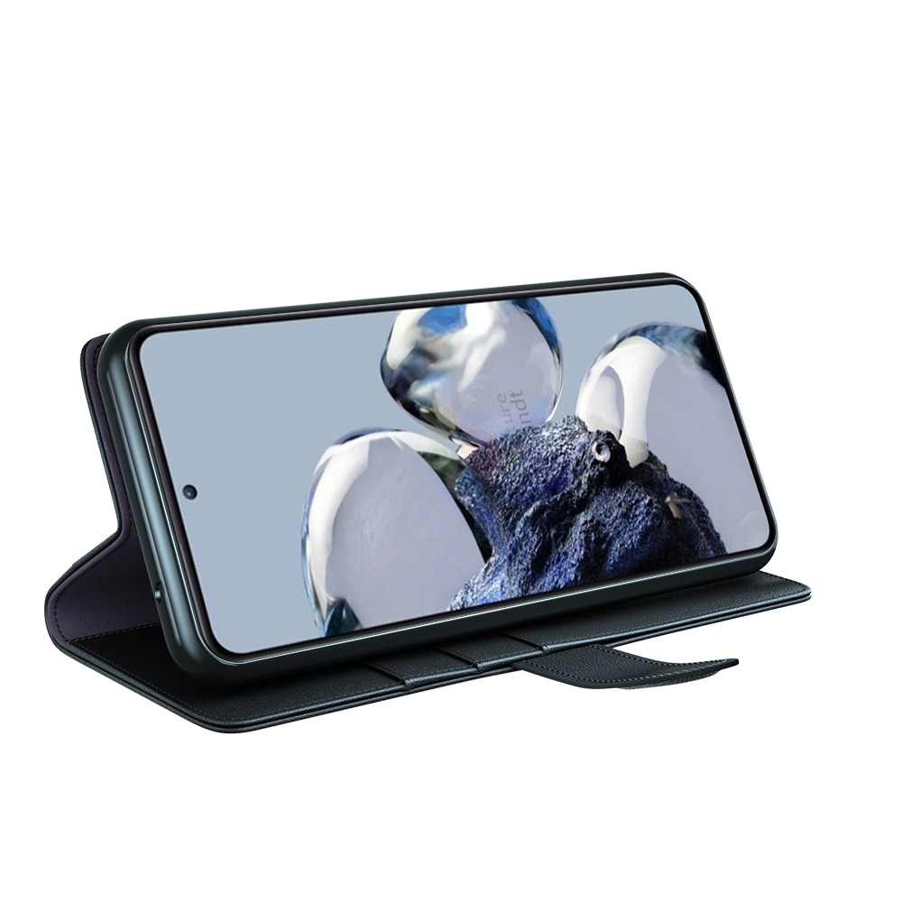Ekte Lærveske Xiaomi 12T/12T Pro Svart