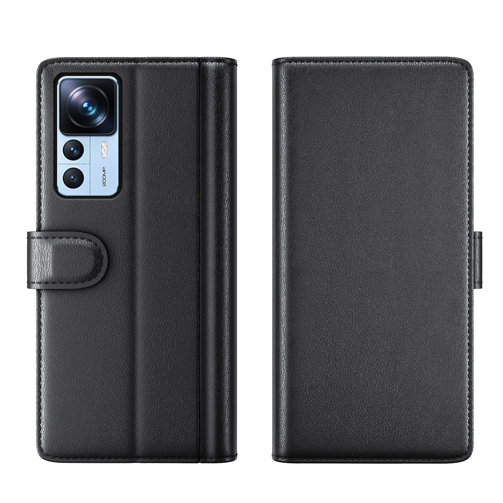 Ekte Lærveske Xiaomi 12T/12T Pro Svart