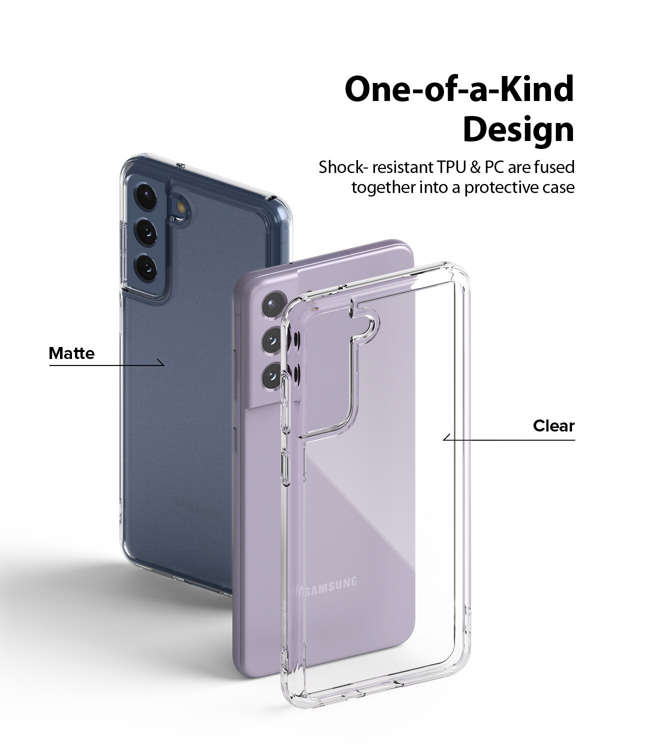 Fusion Case Samsung Galaxy S21 FE Gjennomsiktig