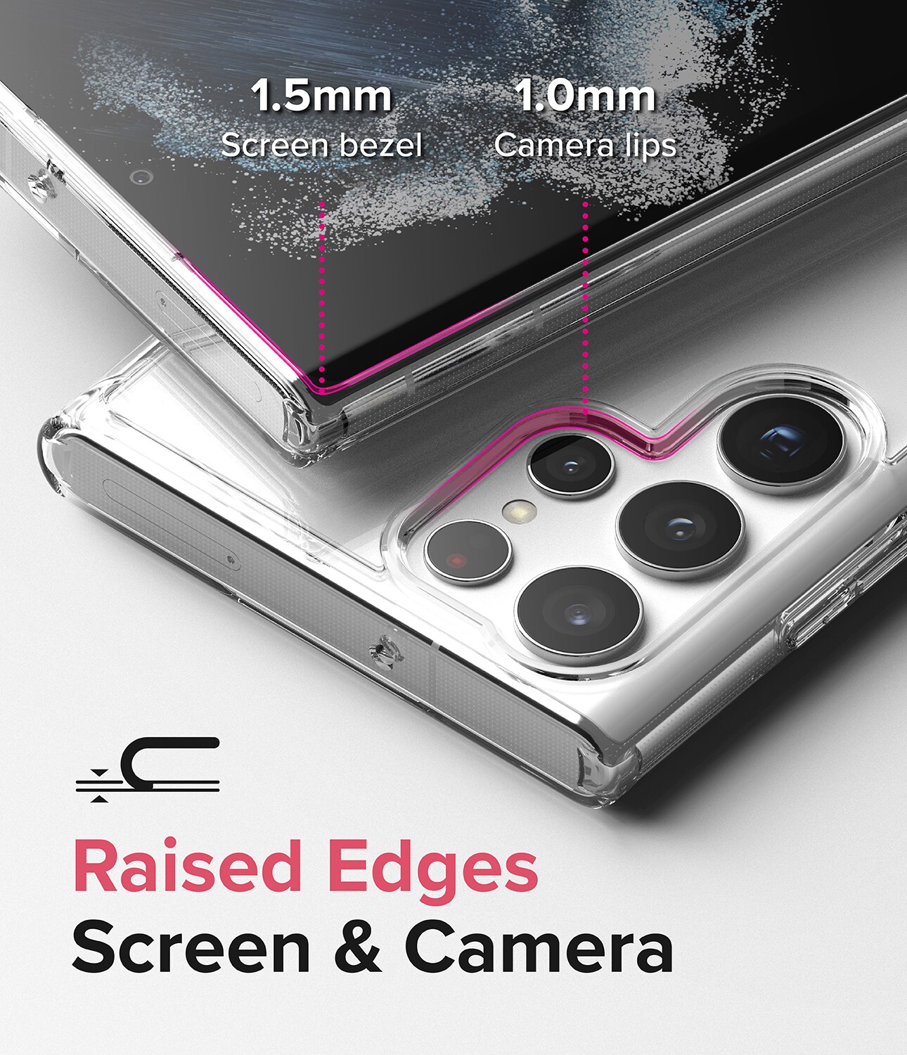 Fusion Case Samsung Galaxy S22 Ultra Gjennomsiktig