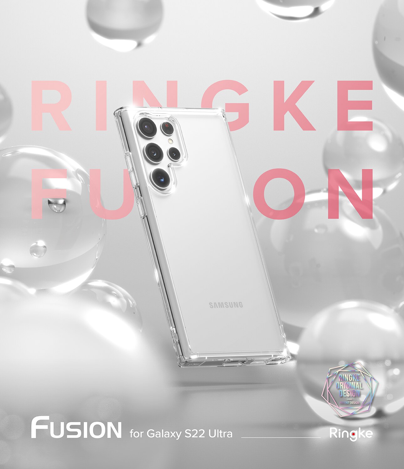 Fusion Case Samsung Galaxy S22 Ultra Gjennomsiktig