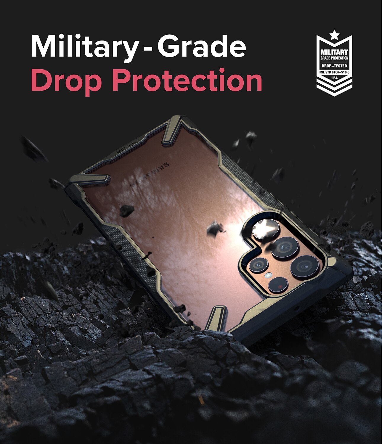 Fusion X Case Samsung Galaxy S22 Ultra Svart