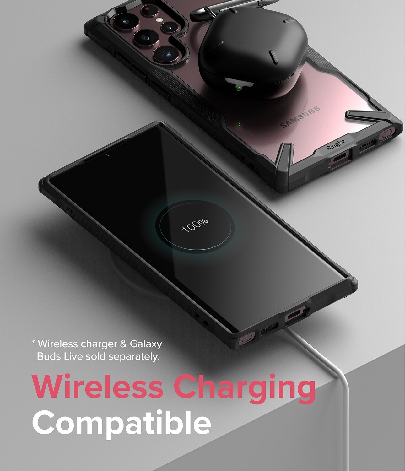 Fusion X Case Samsung Galaxy S22 Ultra Svart