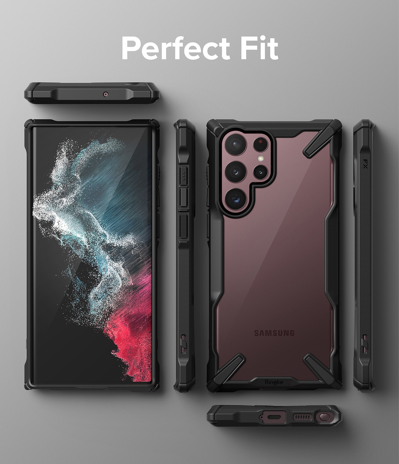 Fusion X Case Samsung Galaxy S22 Ultra Svart