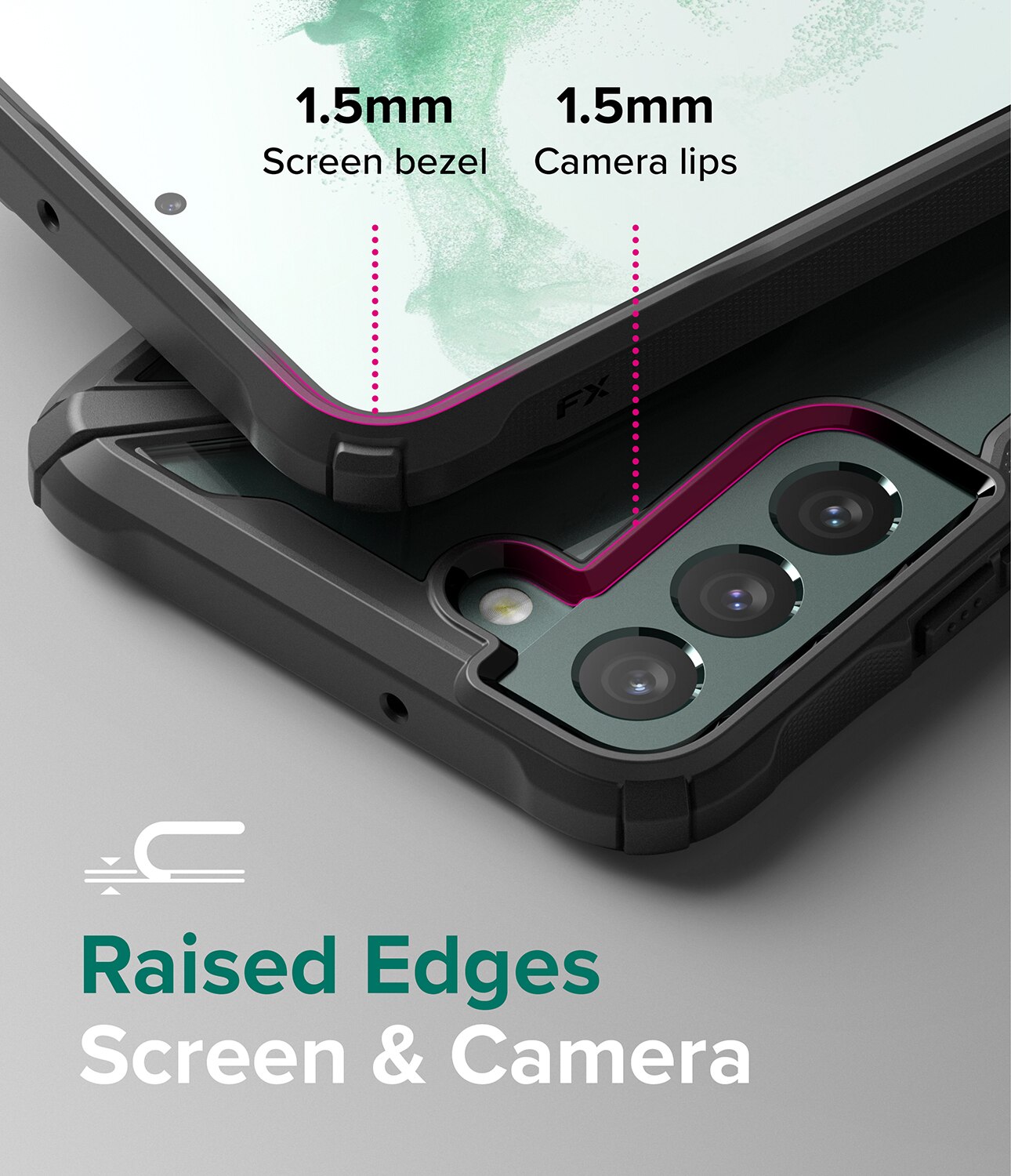 Fusion X Case Samsung Galaxy S22 Plus Svart