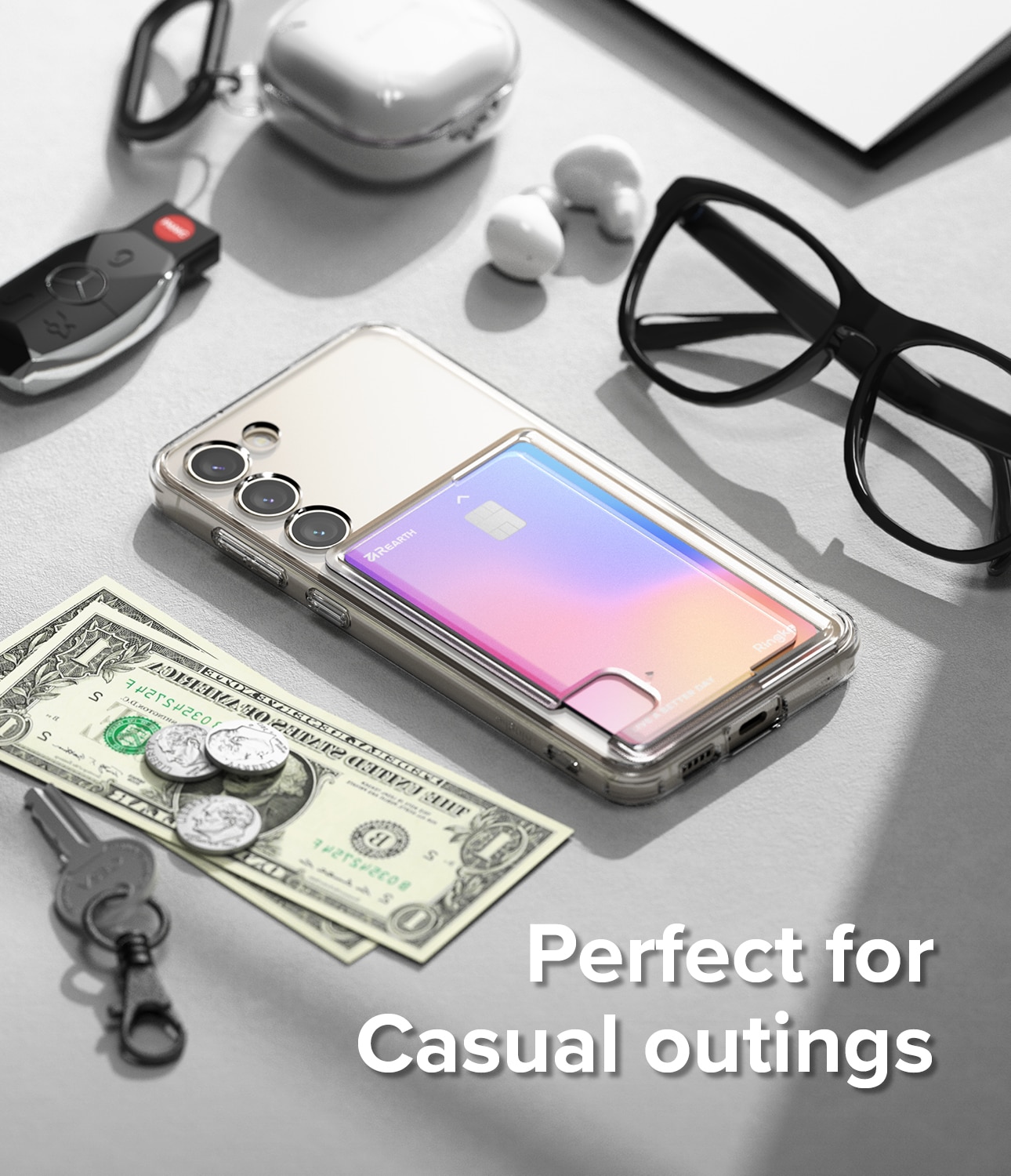 Fusion Card Case Samsung Galaxy S23 Clear