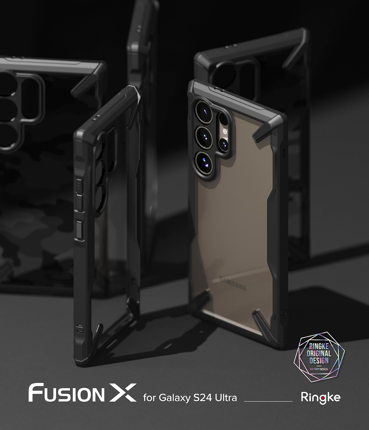 Fusion X Case Samsung Galaxy S24 Ultra Svart