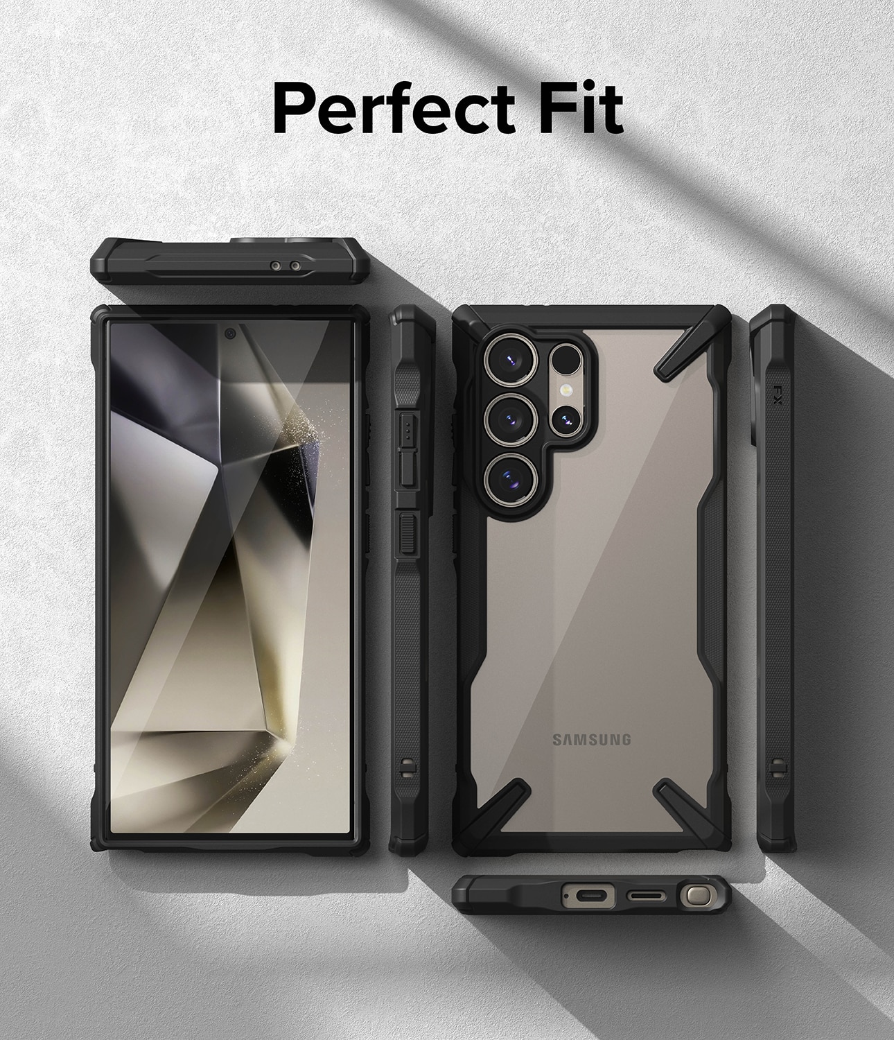 Fusion X Case Samsung Galaxy S24 Ultra svart