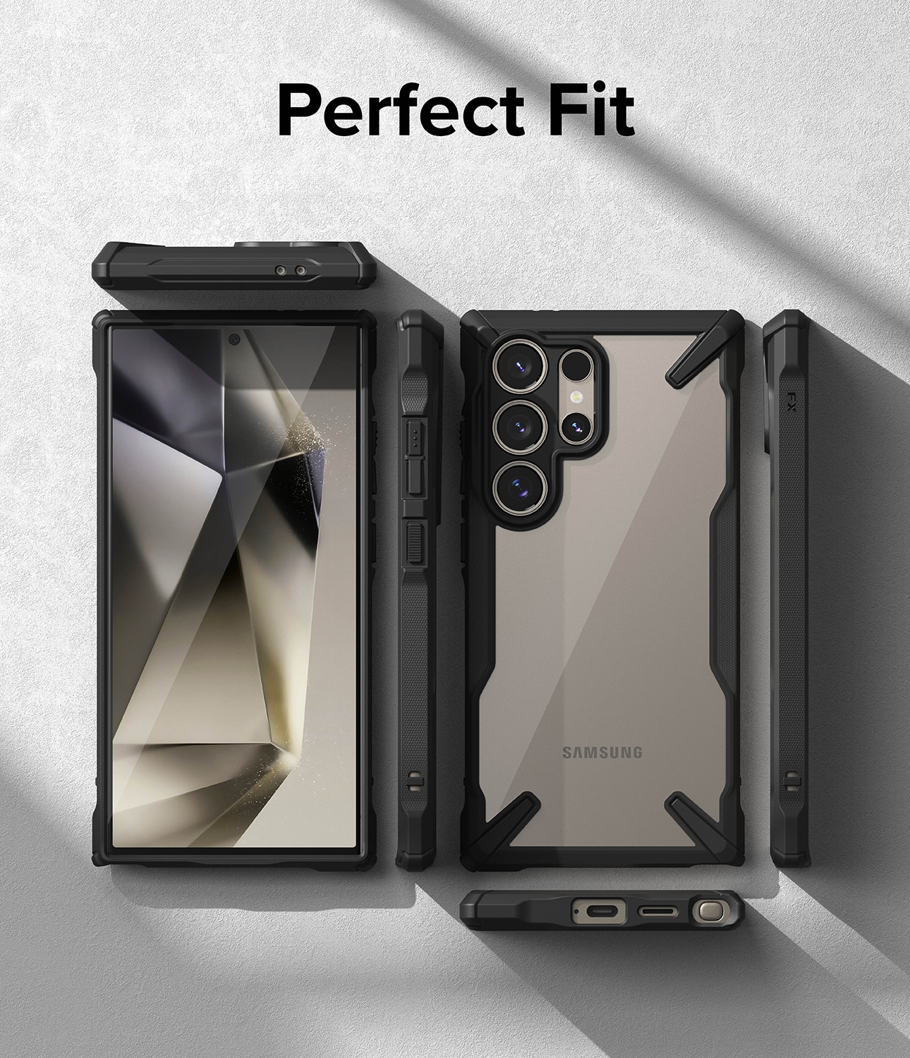 Fusion X Case Samsung Galaxy S24 Ultra Svart