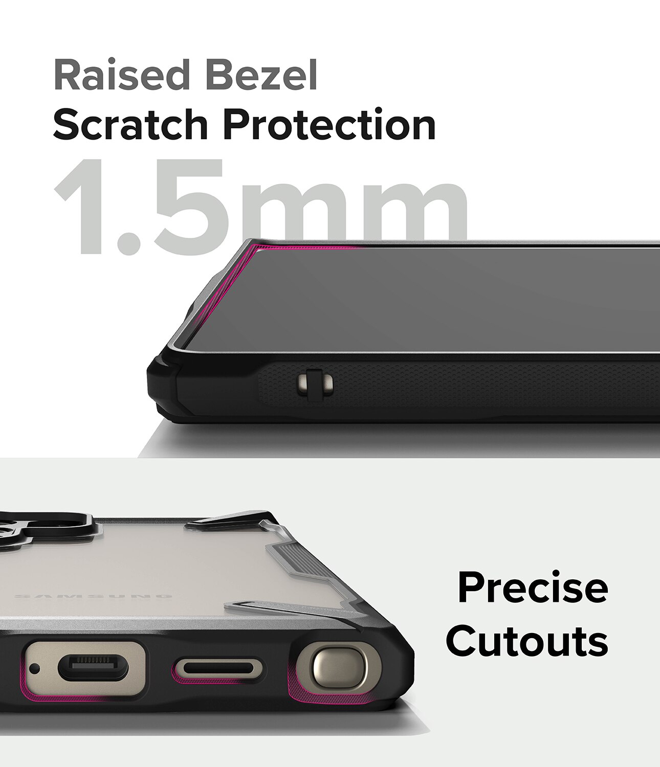 Fusion X Case Samsung Galaxy S24 Ultra Svart