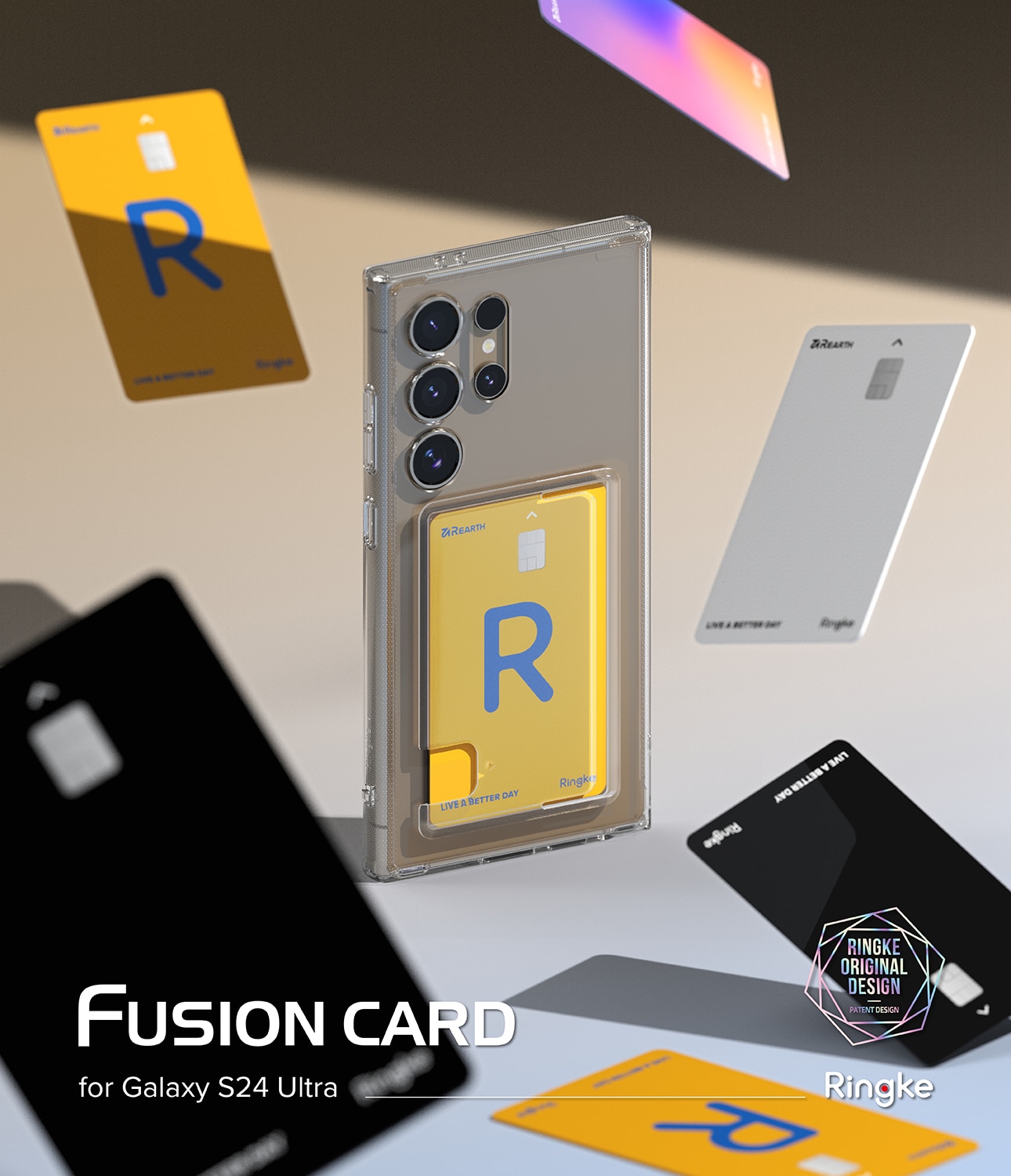 Fusion Card Case Samsung Galaxy S24 Ultra Clear