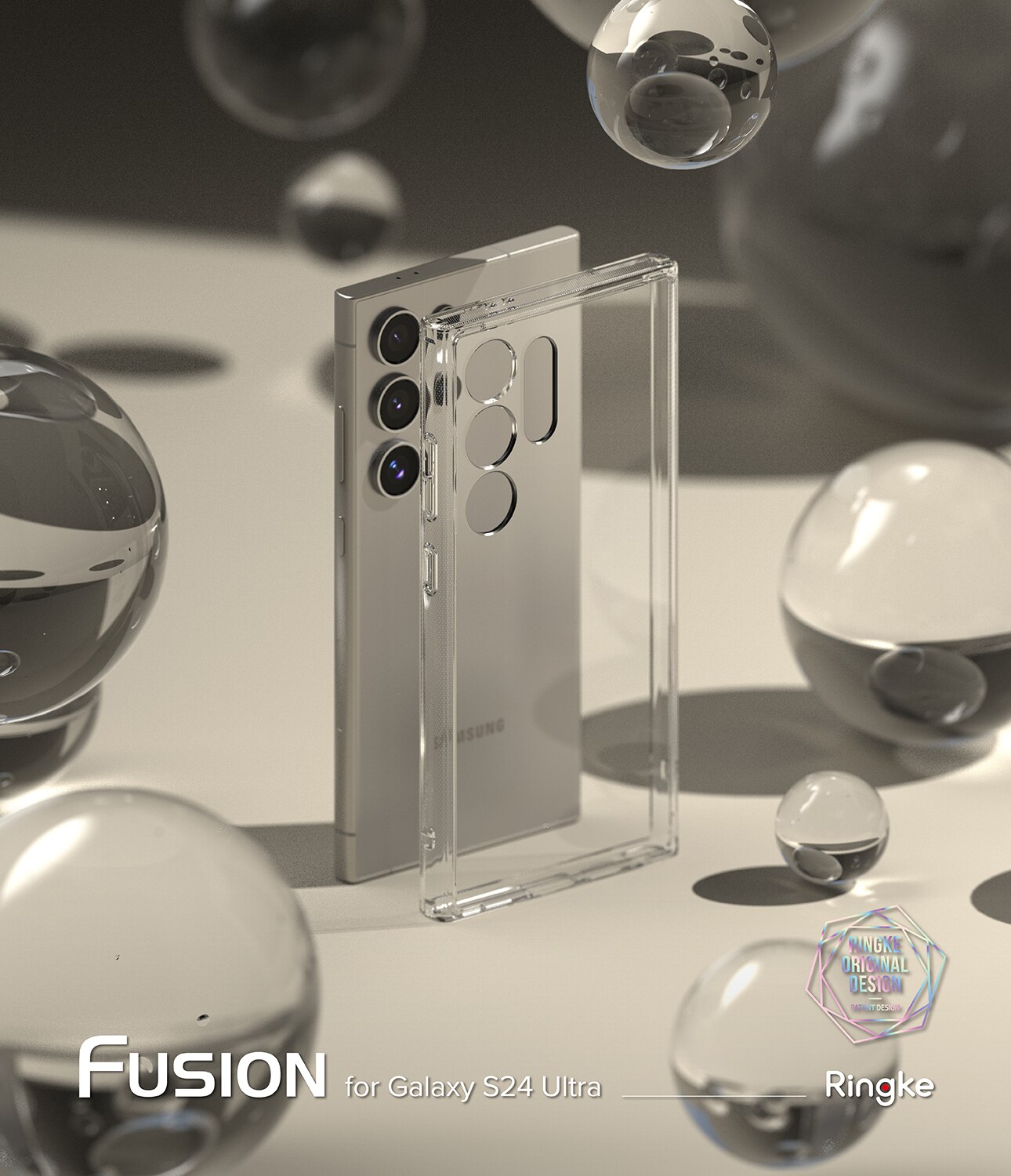 Fusion Case Samsung Galaxy S24 Ultra Gjennomsiktig