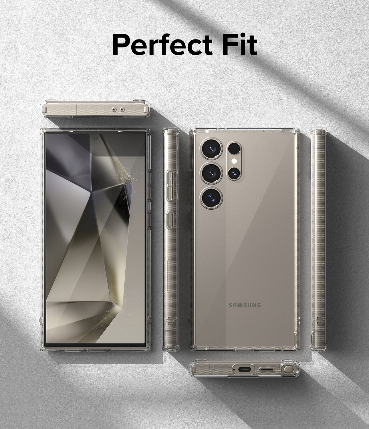 Fusion Case Samsung Galaxy S24 Ultra Gjennomsiktig