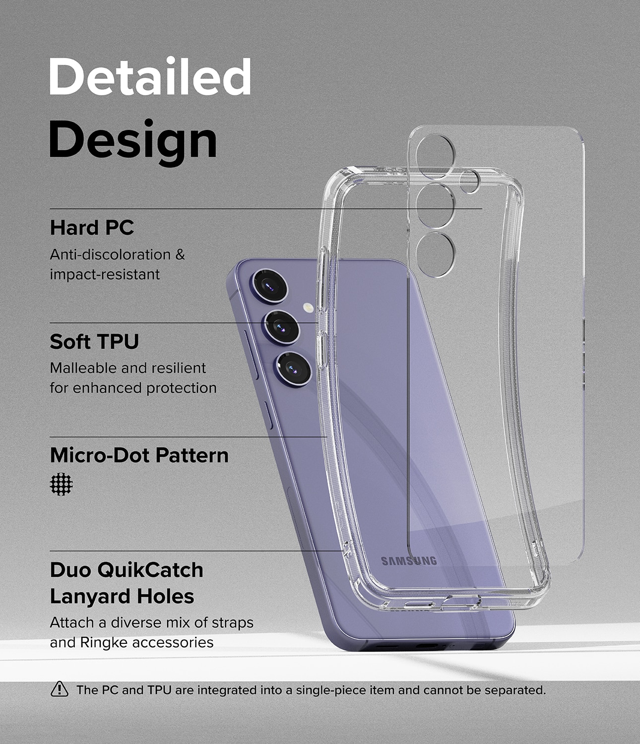 Fusion Case Samsung Galaxy S24 Clear