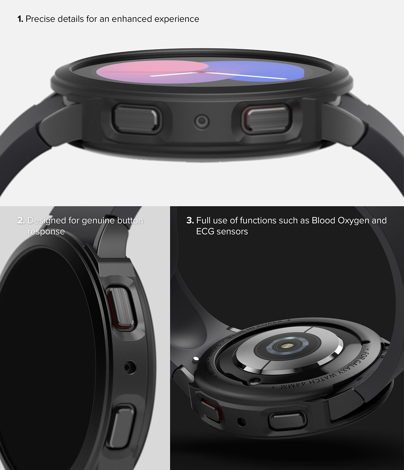 Air Sports Case Samsung Galaxy Watch 5 40mm Svart