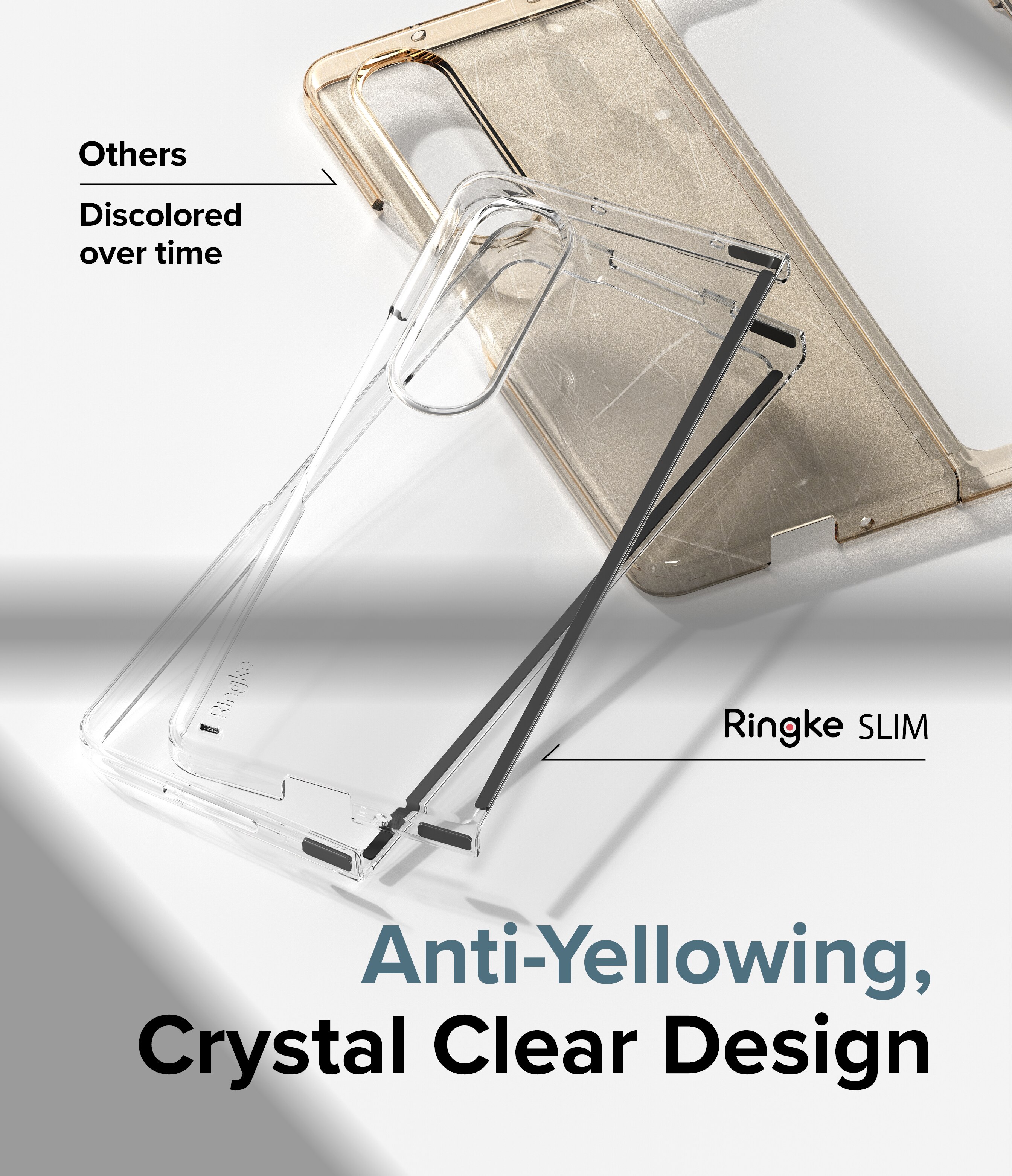 Slim Case Samsung Galaxy Z Fold 4 Gjennomsiktig