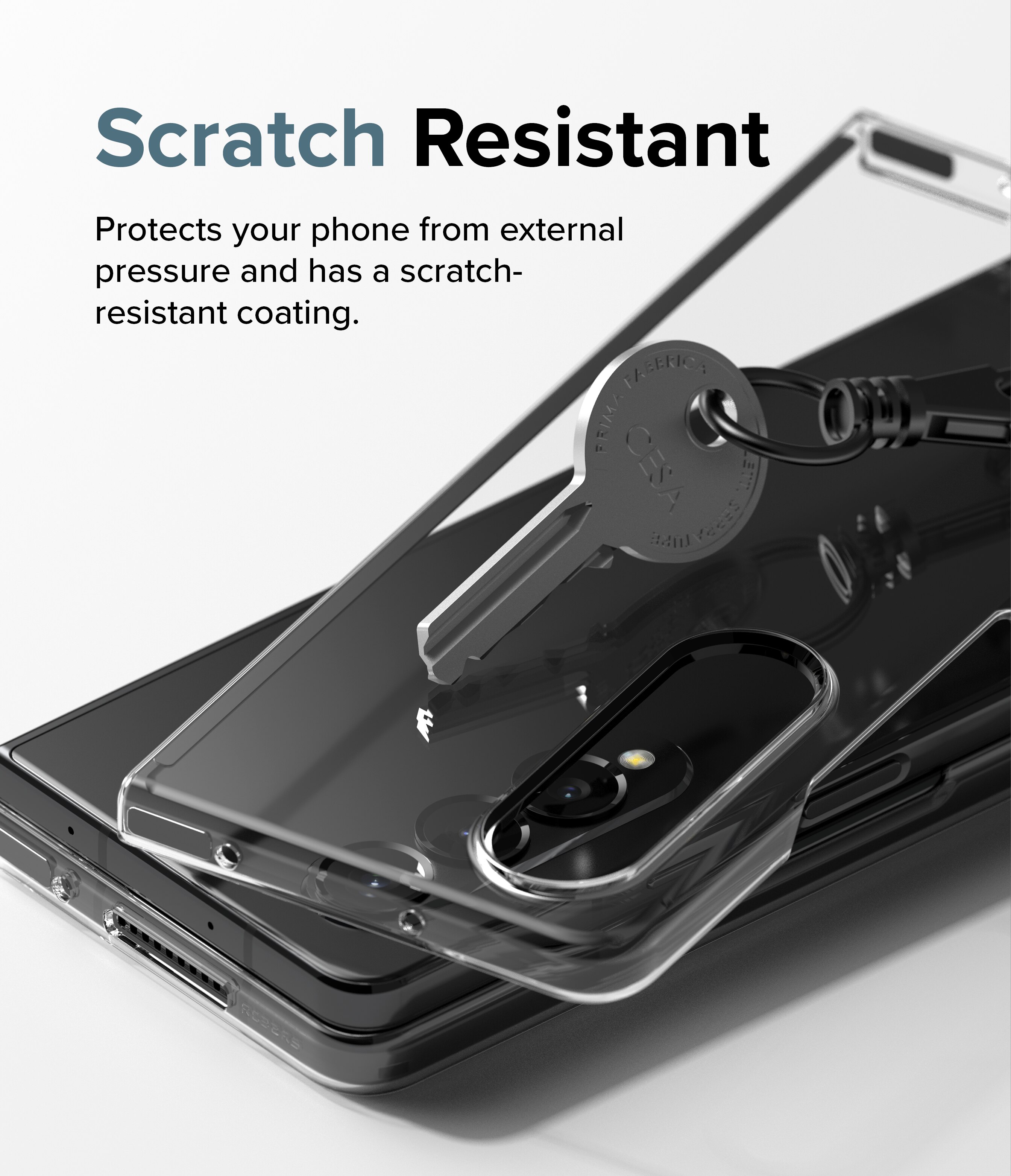 Slim Case Samsung Galaxy Z Fold 4 Gjennomsiktig