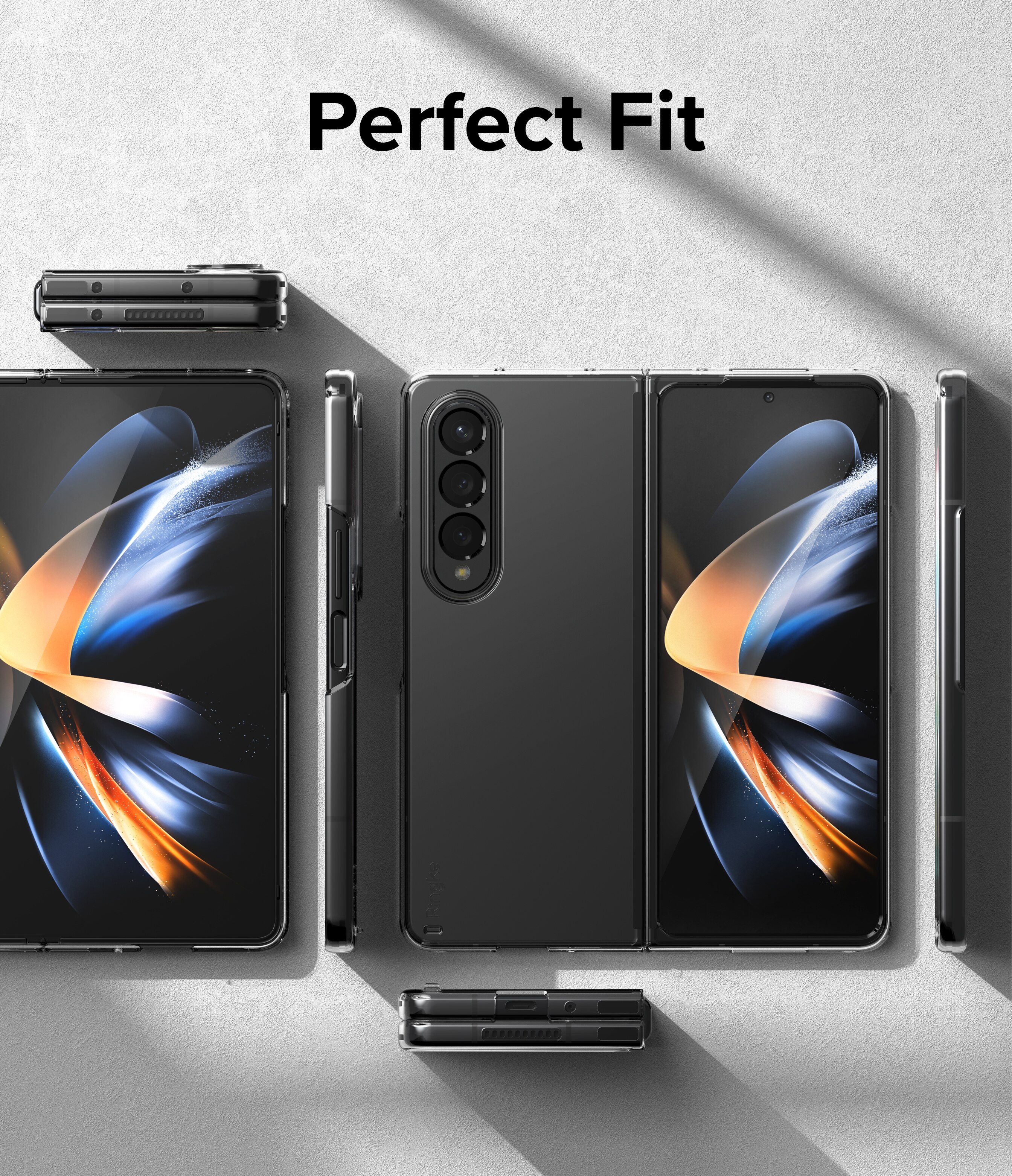 Slim Case Samsung Galaxy Z Fold 4 Gjennomsiktig