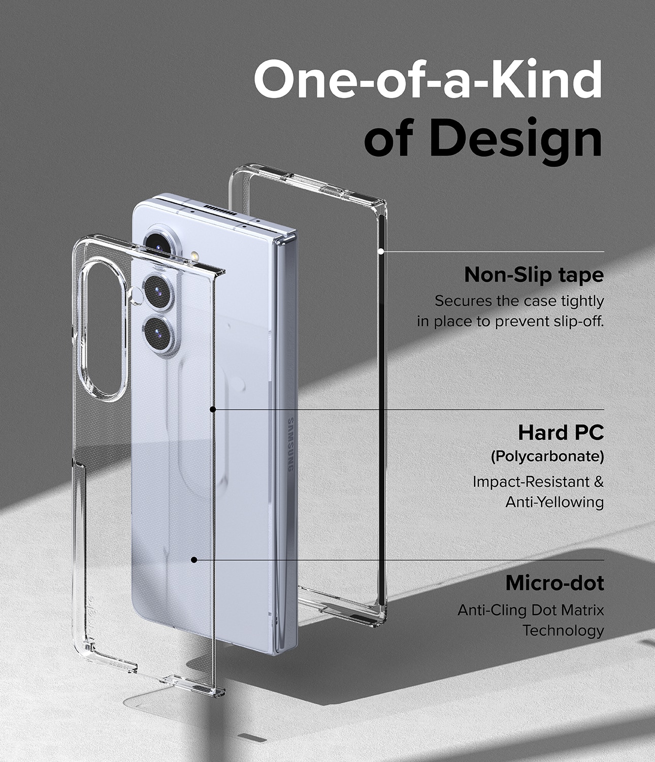 Slim Case Samsung Galaxy Z Fold 5 Clear