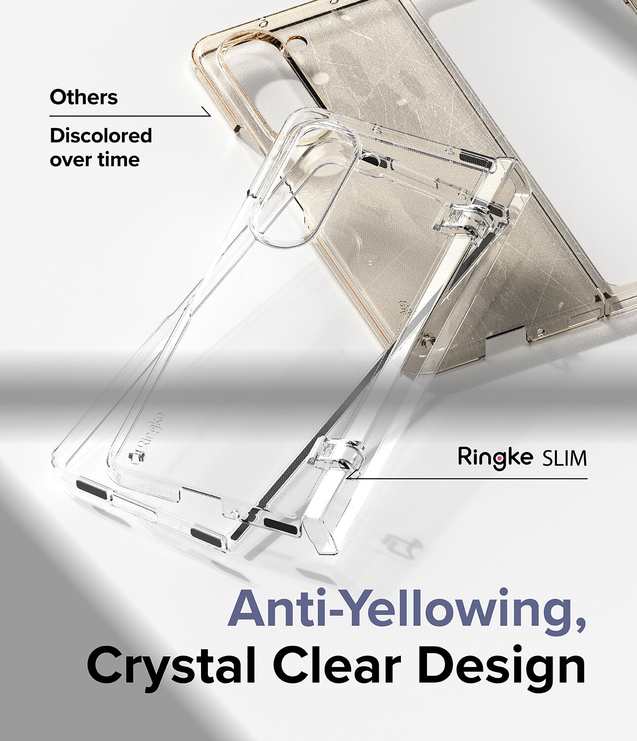 Slim Hinge Case Samsung Galaxy Z Fold 5 Clear