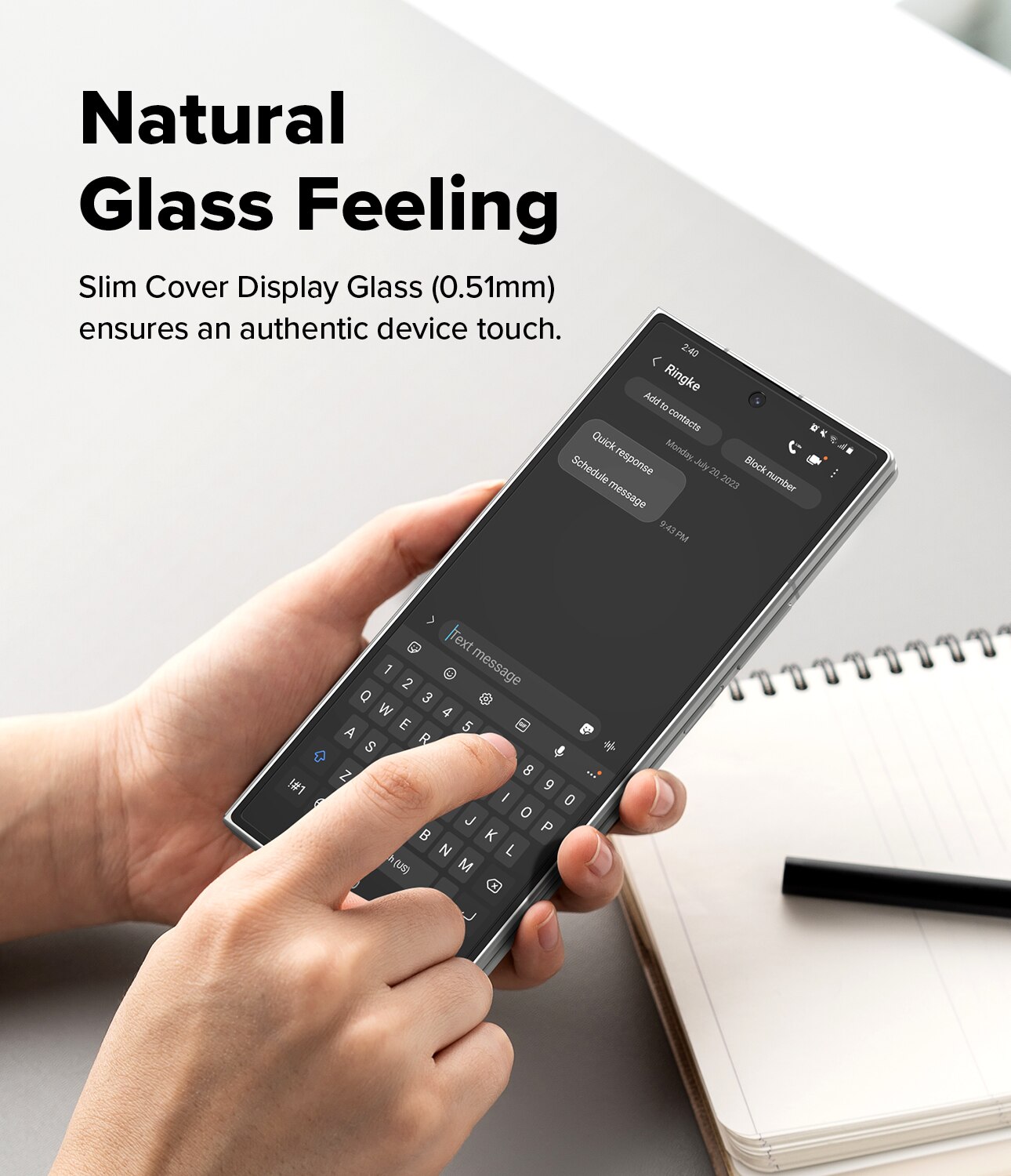 Cover Display Easy Slide Glass Samsung Galaxy Z Fold 7 (2-pack)