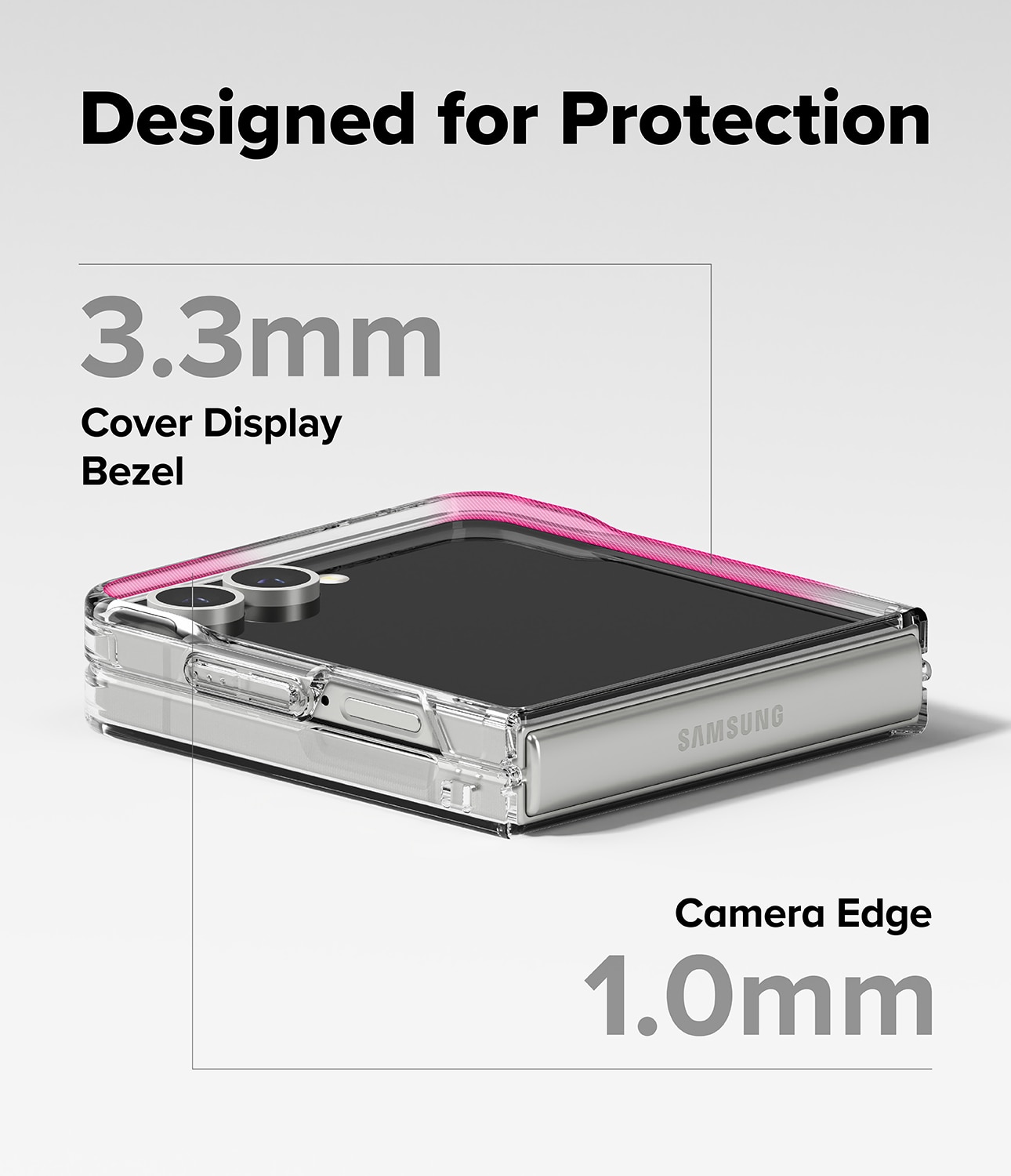 Fusion Case Samsung Galaxy Z Flip 7 Clear