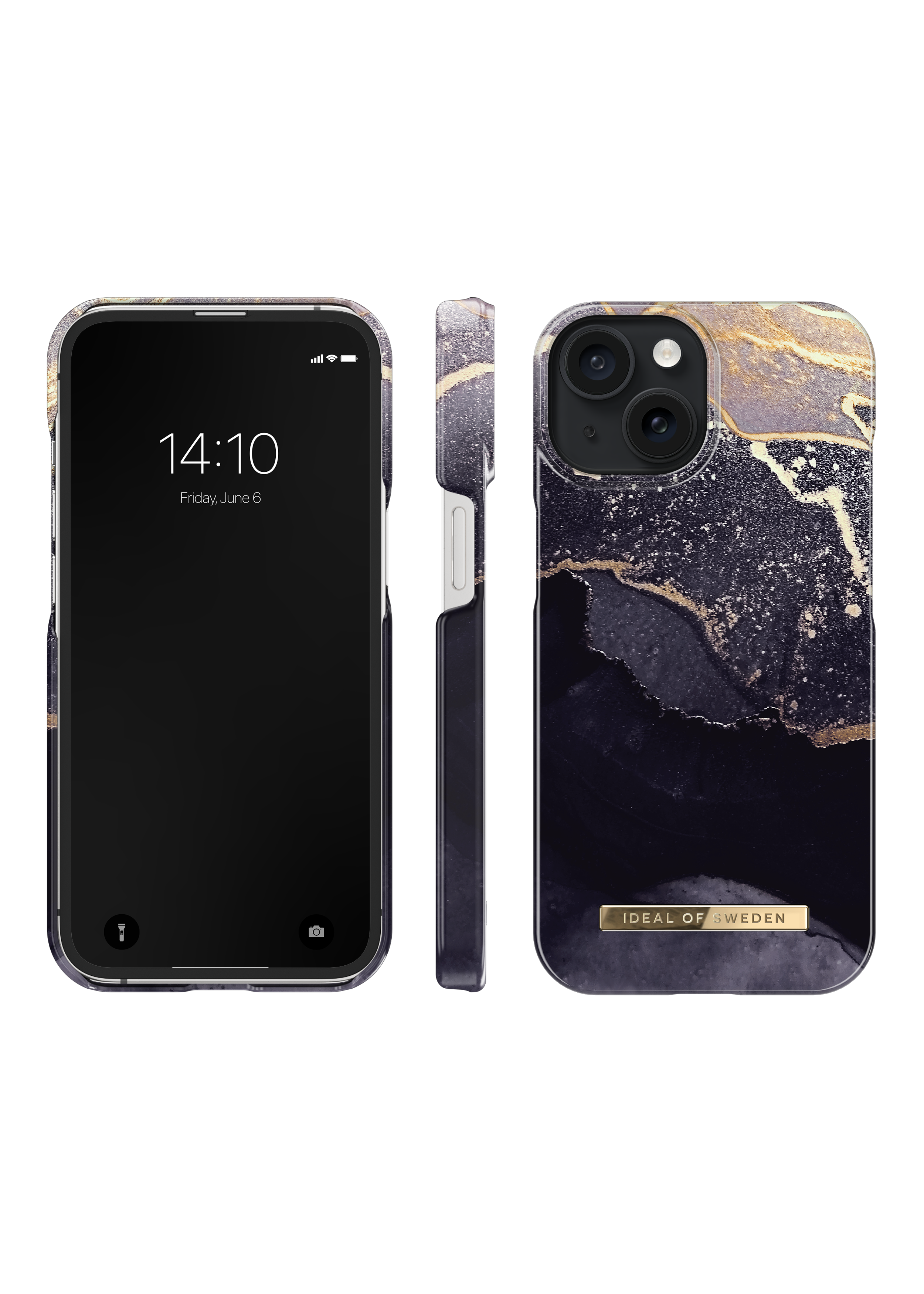 Fashion Deksel iPhone 15 Golden Twilight