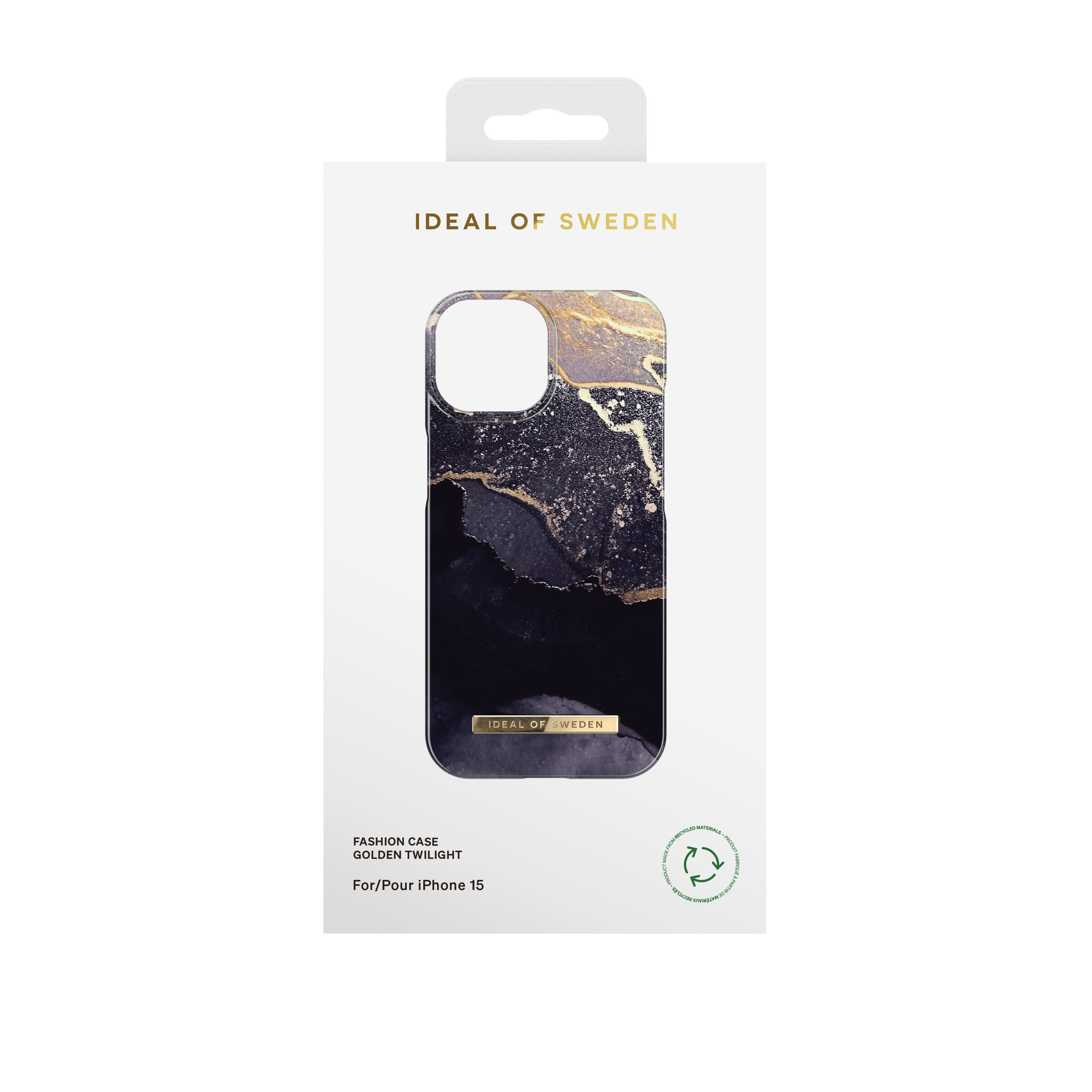 Fashion Deksel iPhone 15 Golden Twilight