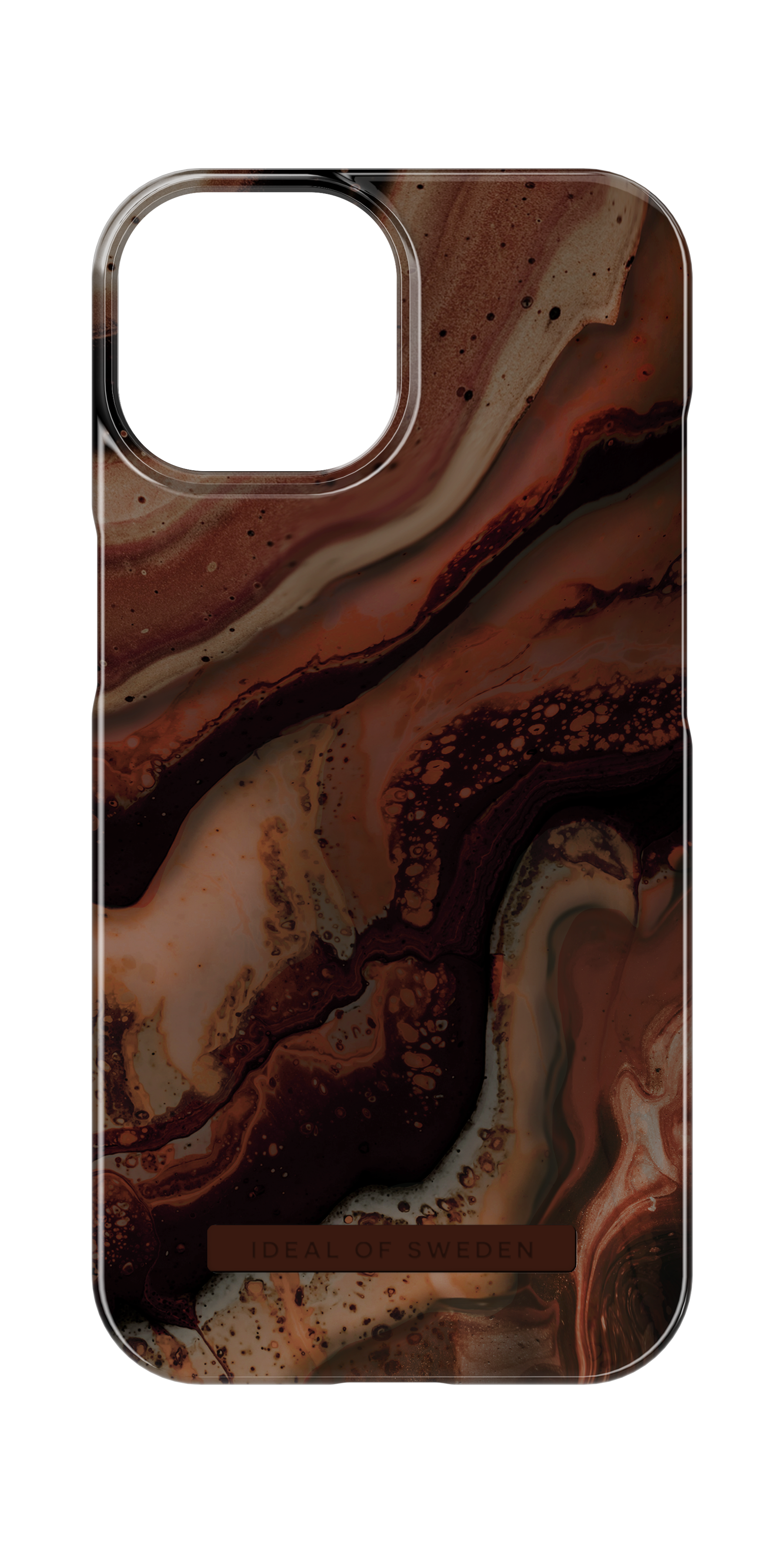 Fashion Deksel iPhone 15 Dark Amber Marble