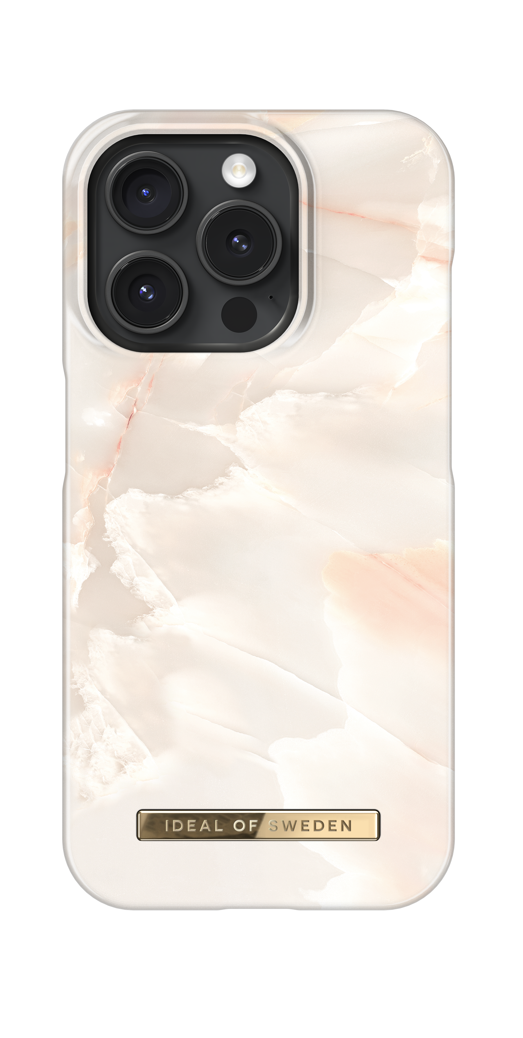 Fashion Deksel iPhone 15 Pro Rose Pearl Marble