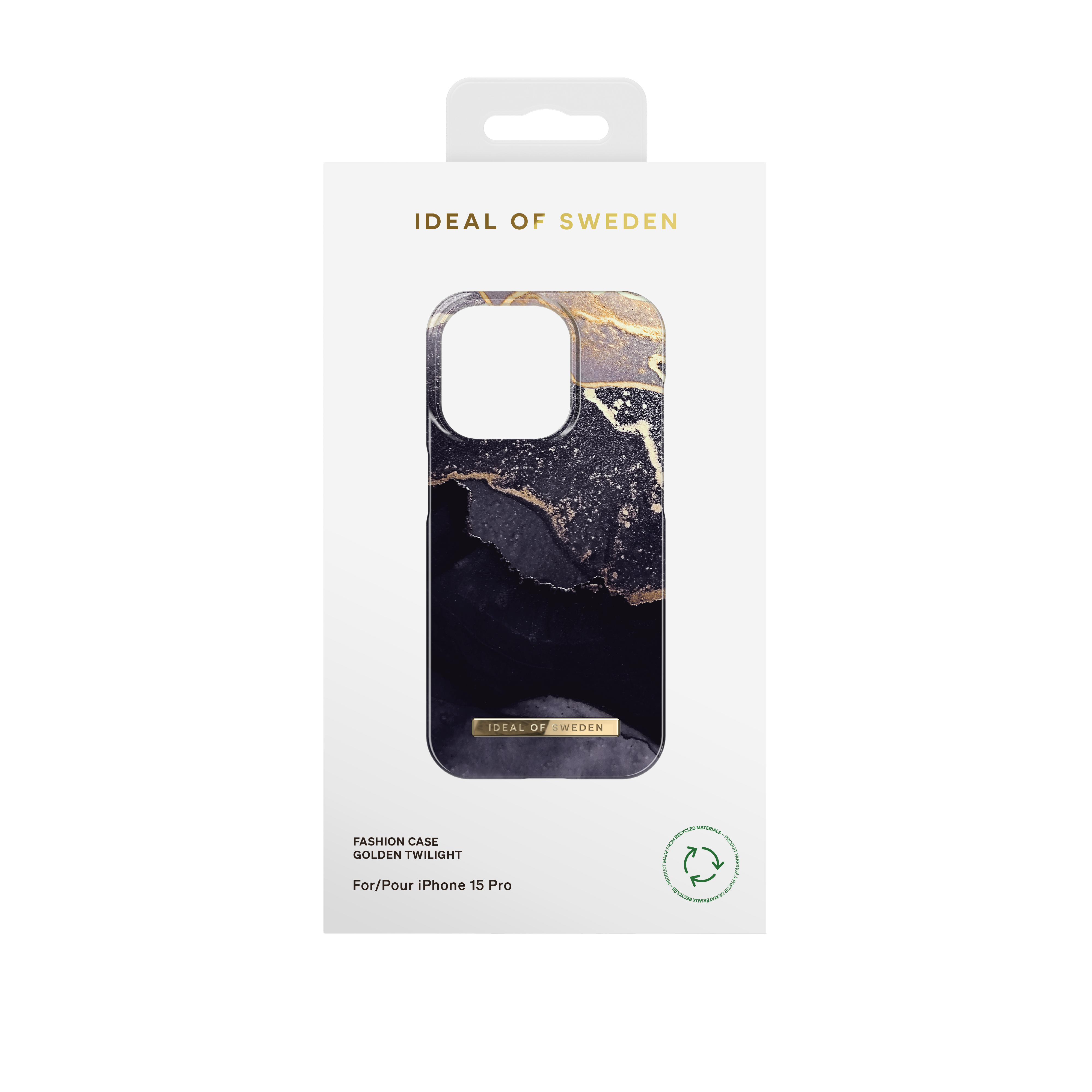 Fashion Deksel iPhone 15 Pro Golden Twilight