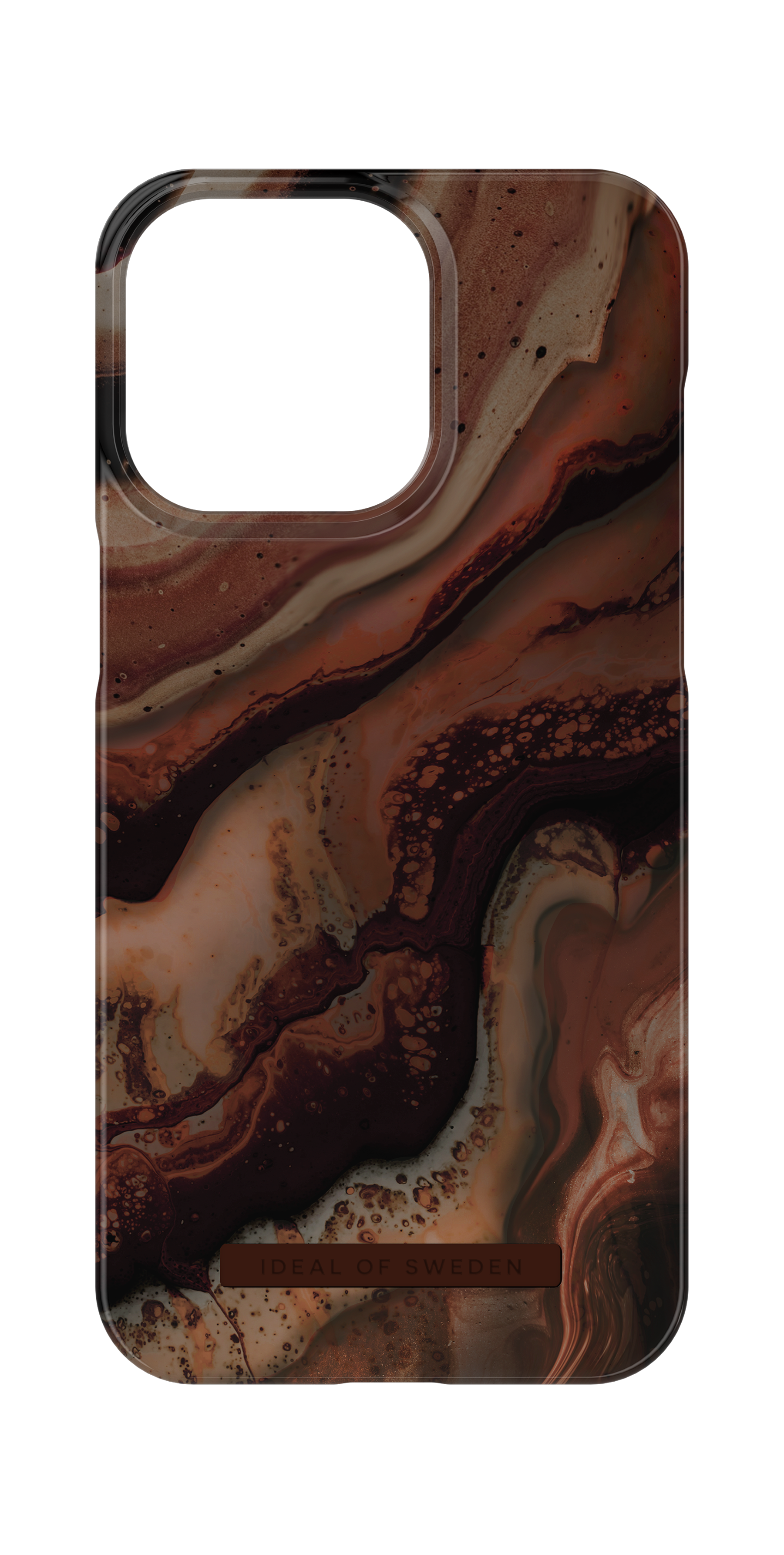 Fashion Deksel iPhone 15 Pro Max Dark Amber Marble