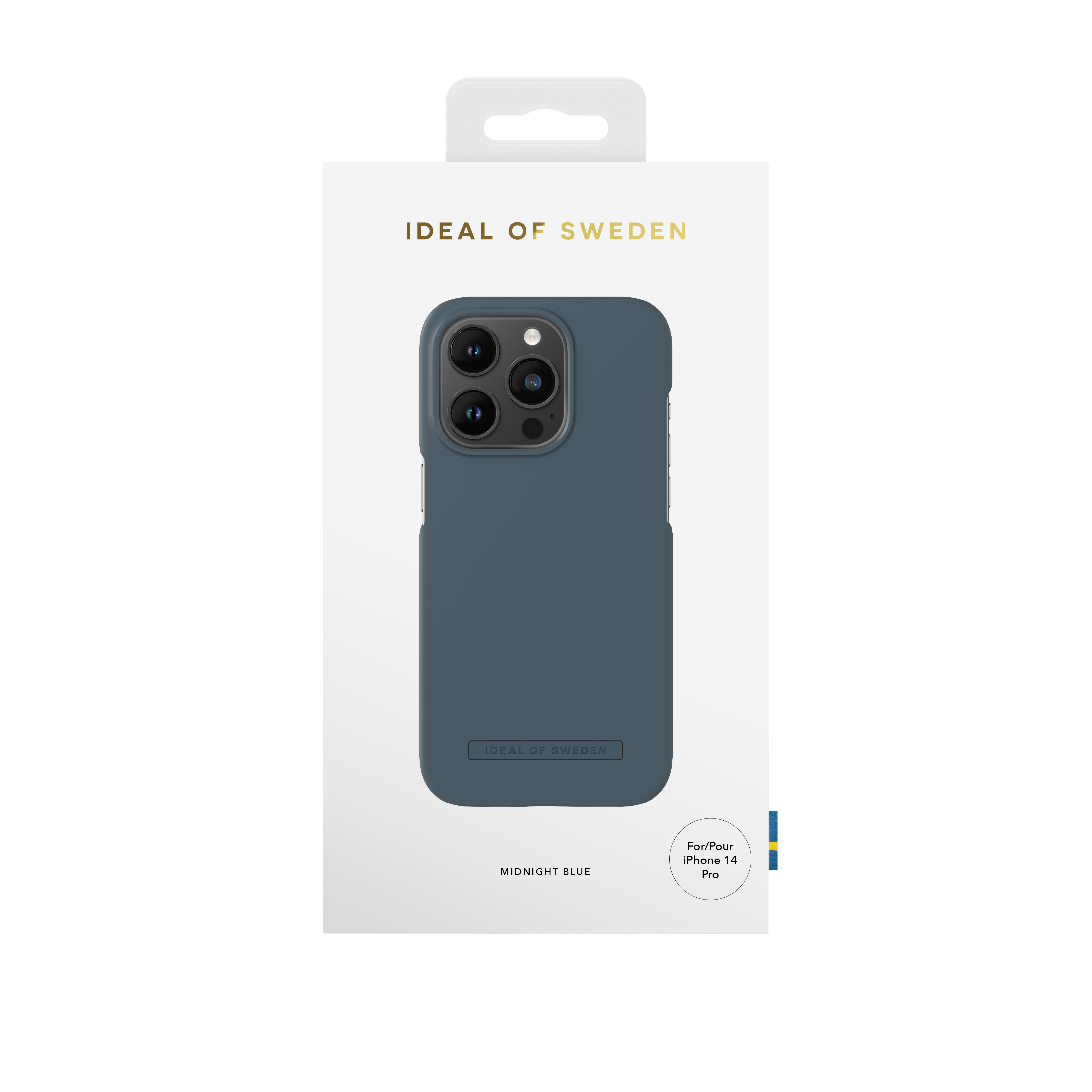 Seamless Deksel iPhone 14 Pro Midnight Blue