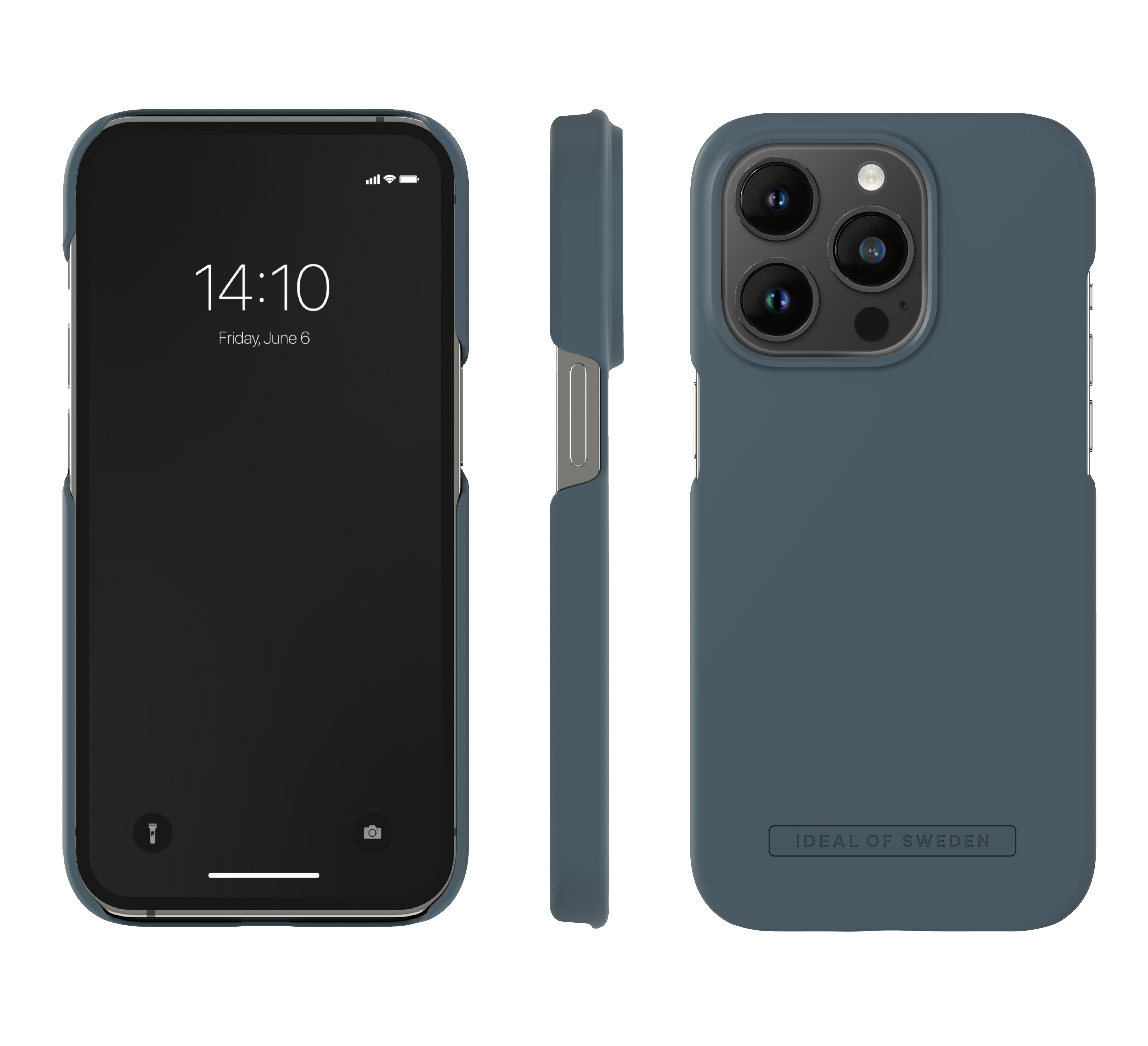 Seamless Deksel iPhone 14 Pro Max Midnight Blue