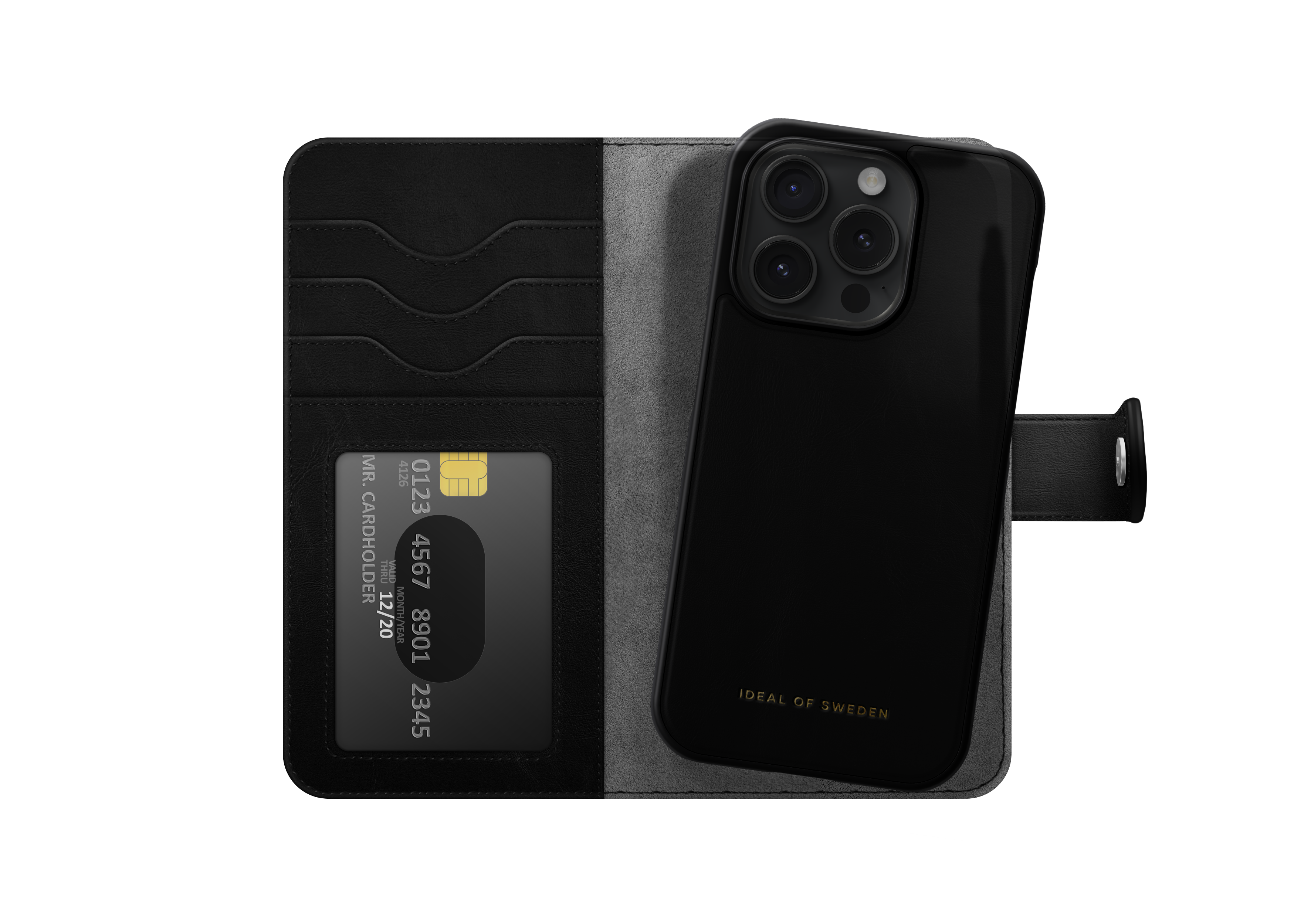 Magnet Wallet+ iPhone 15 Pro Max Black