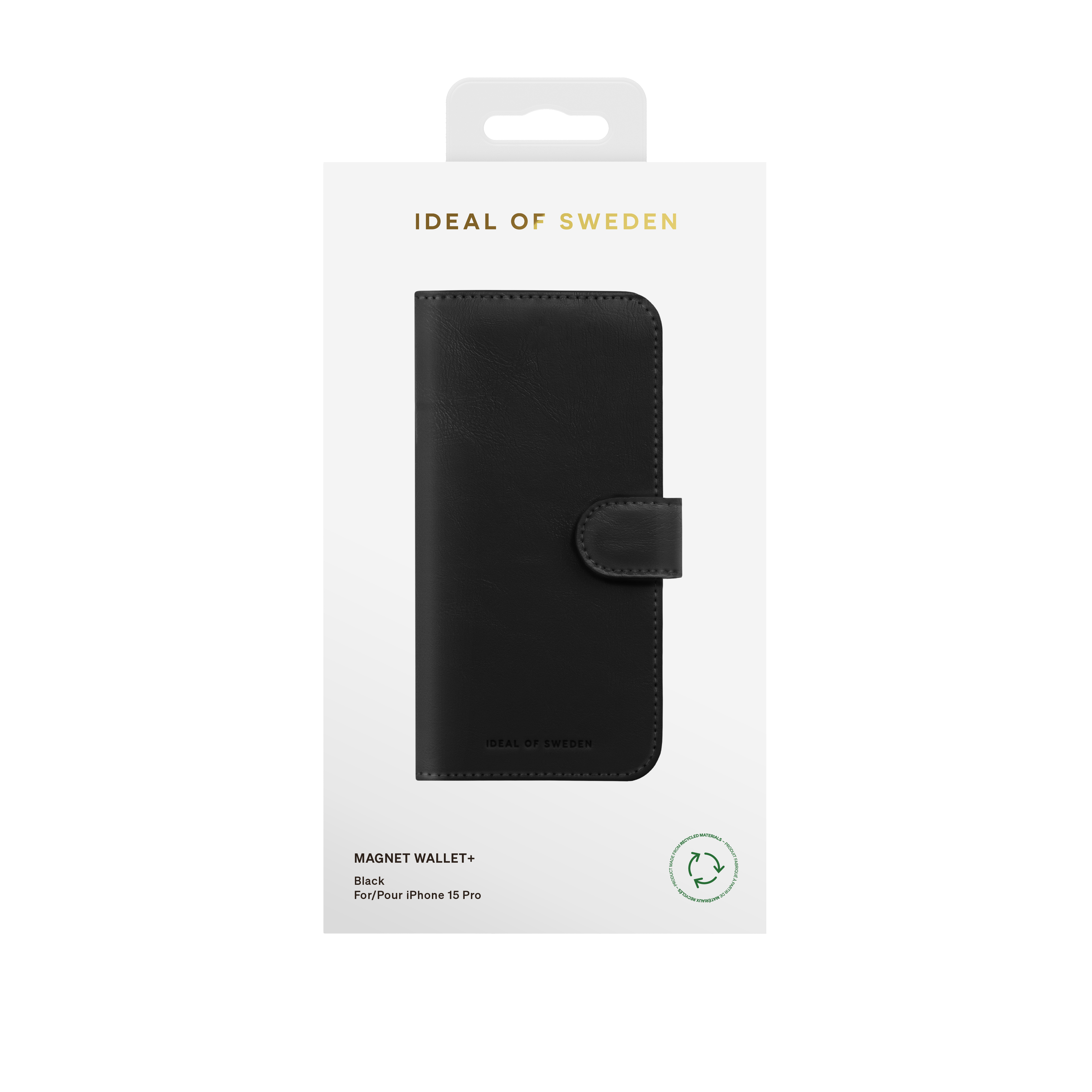 Magnet Wallet+ iPhone 15 Pro Black