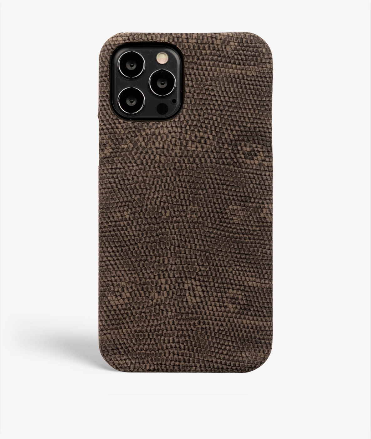 Deksel iPhone 12/iPhone 12 Pro Soft Iguana Mud