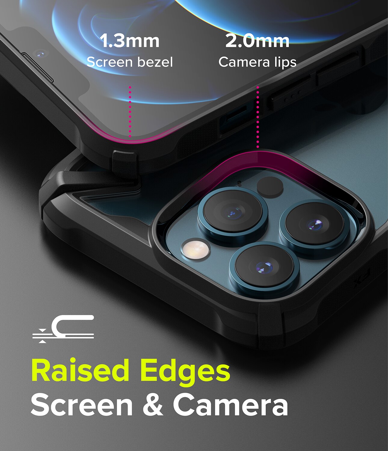 Fusion X Case iPhone 13 Pro Svart