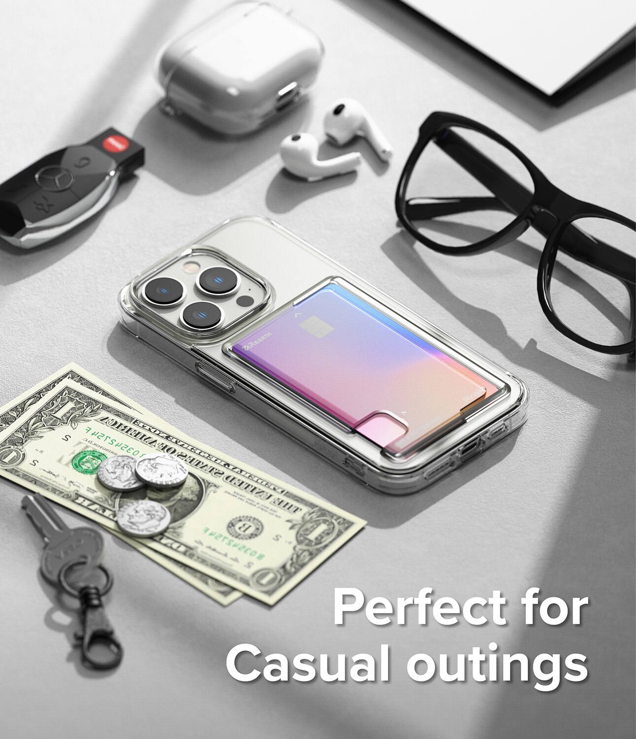 Fusion Card Case iPhone 14 Pro Max Clear