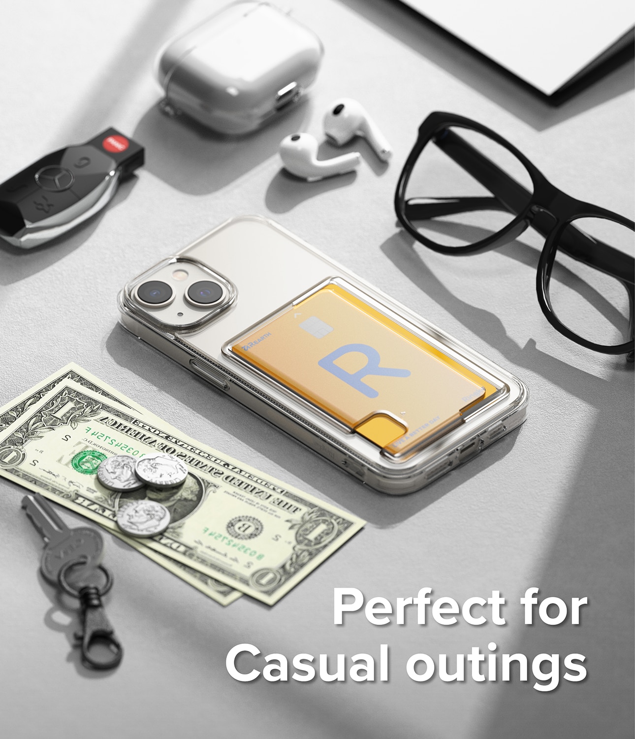Fusion Card Case iPhone 14 Plus Clear
