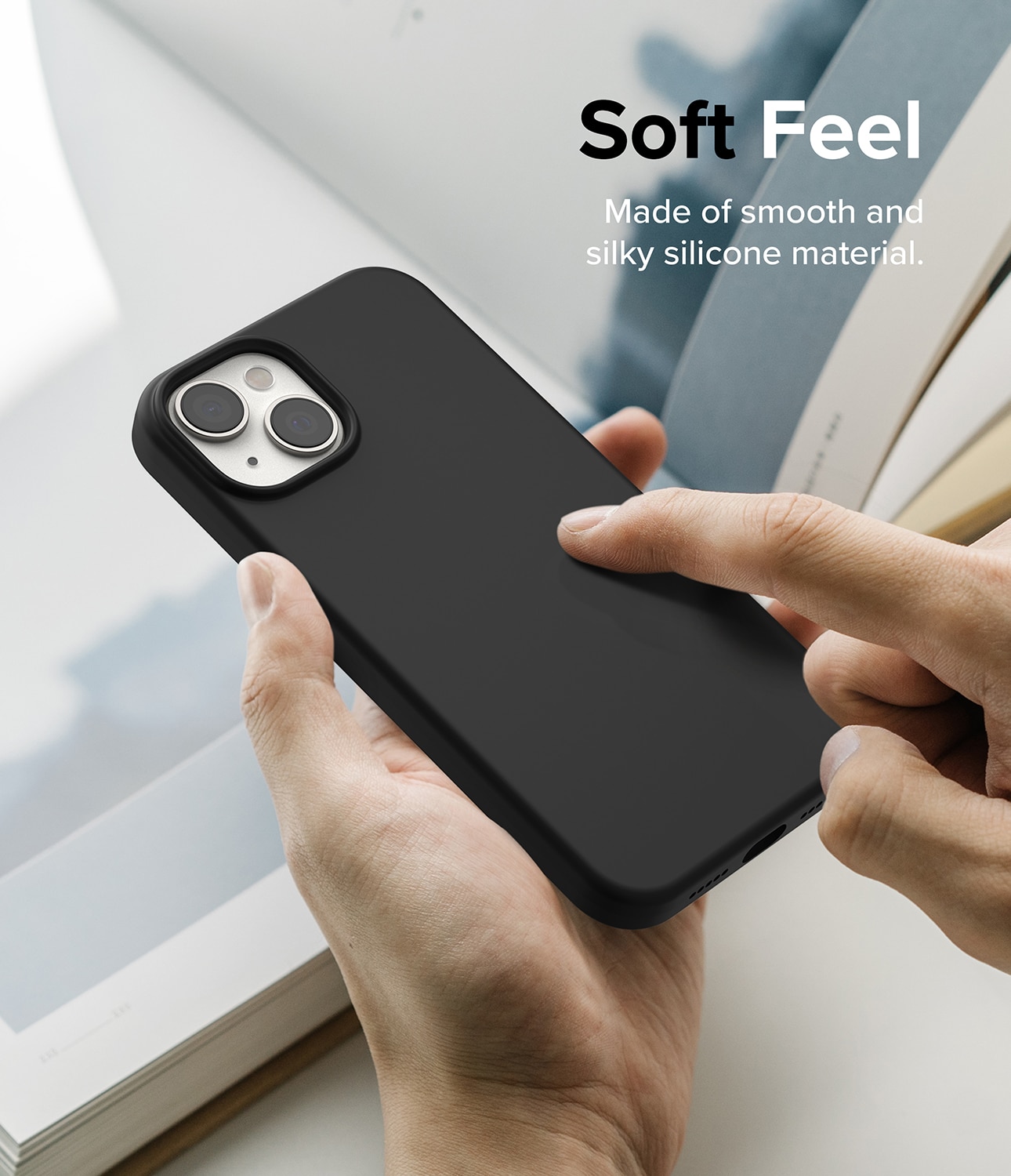 Silicone Case iPhone 14 Plus Black