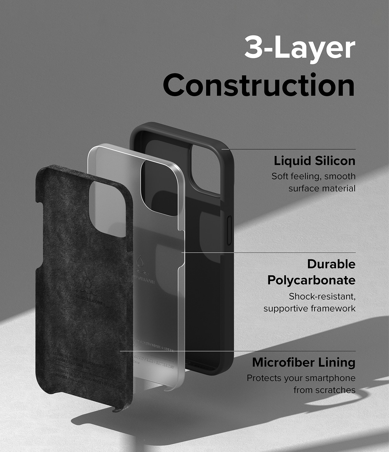 Silicone Case iPhone 14 Plus Black